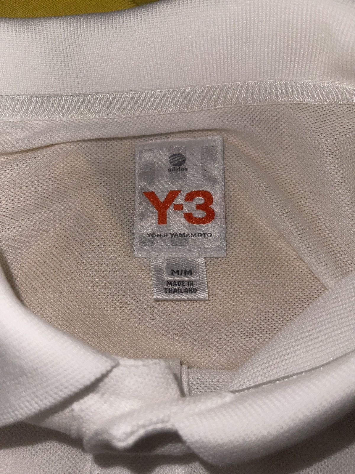 Yohji Yamamoto Ss05 Y3 yohji yamamoto adidas rubber sleeve logo polo shirt Size US M / EU 48-50 / 2 - 9 Thumbnail
