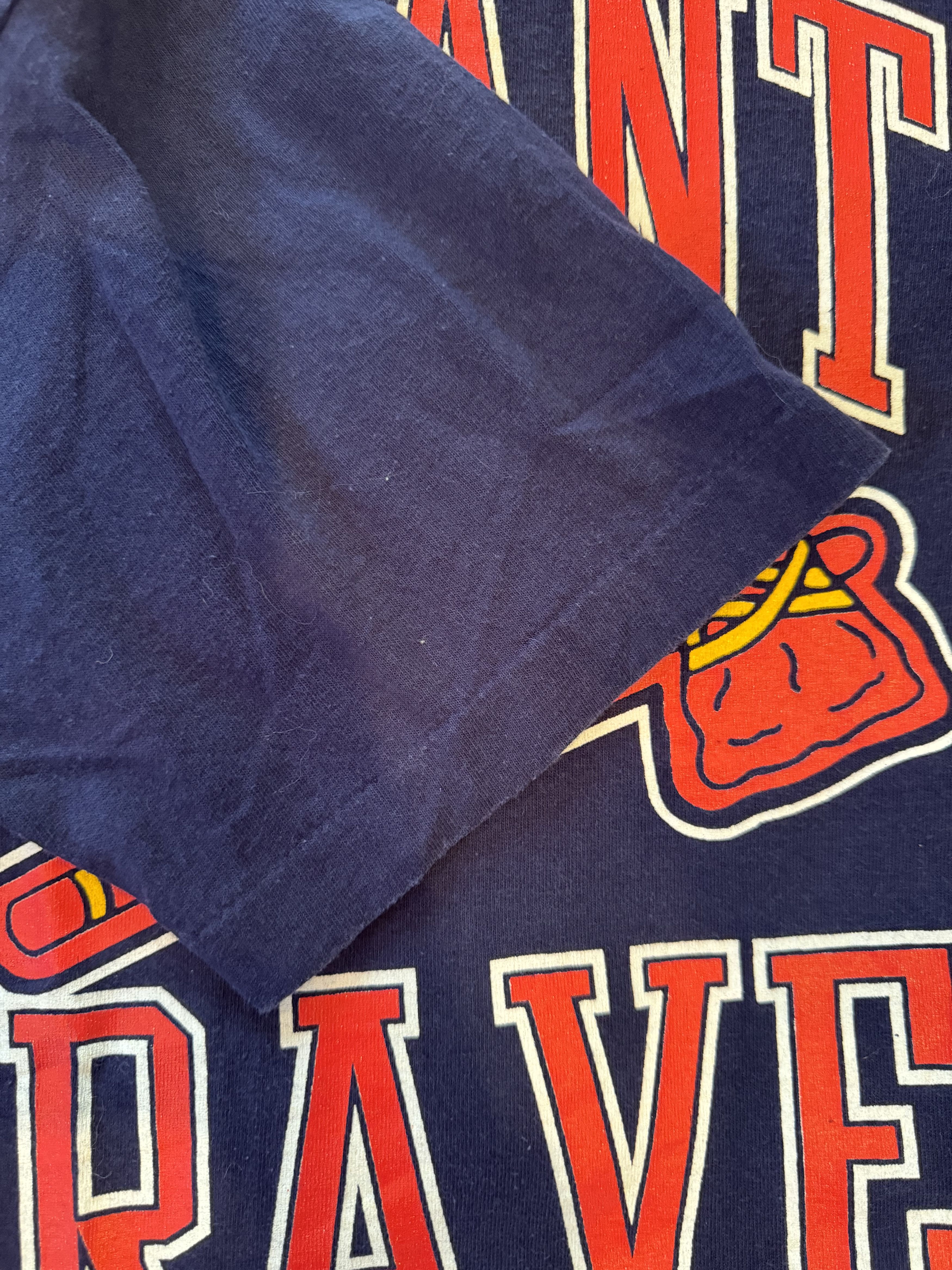 Logo 7 × MLB × Vintage 1989 Atlanta Braves MLB T-shirt Size US XL / EU 56 / 4 - 5 Thumbnail