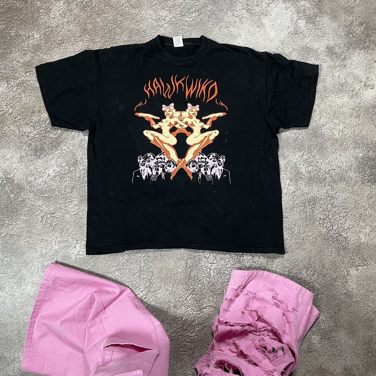 Vintage Vintage Y2K Graphic Tee Sun Faded Rave Aesthetic Wide Leg XL Size US XL / EU 56 / 4 - 1 Thumbnail