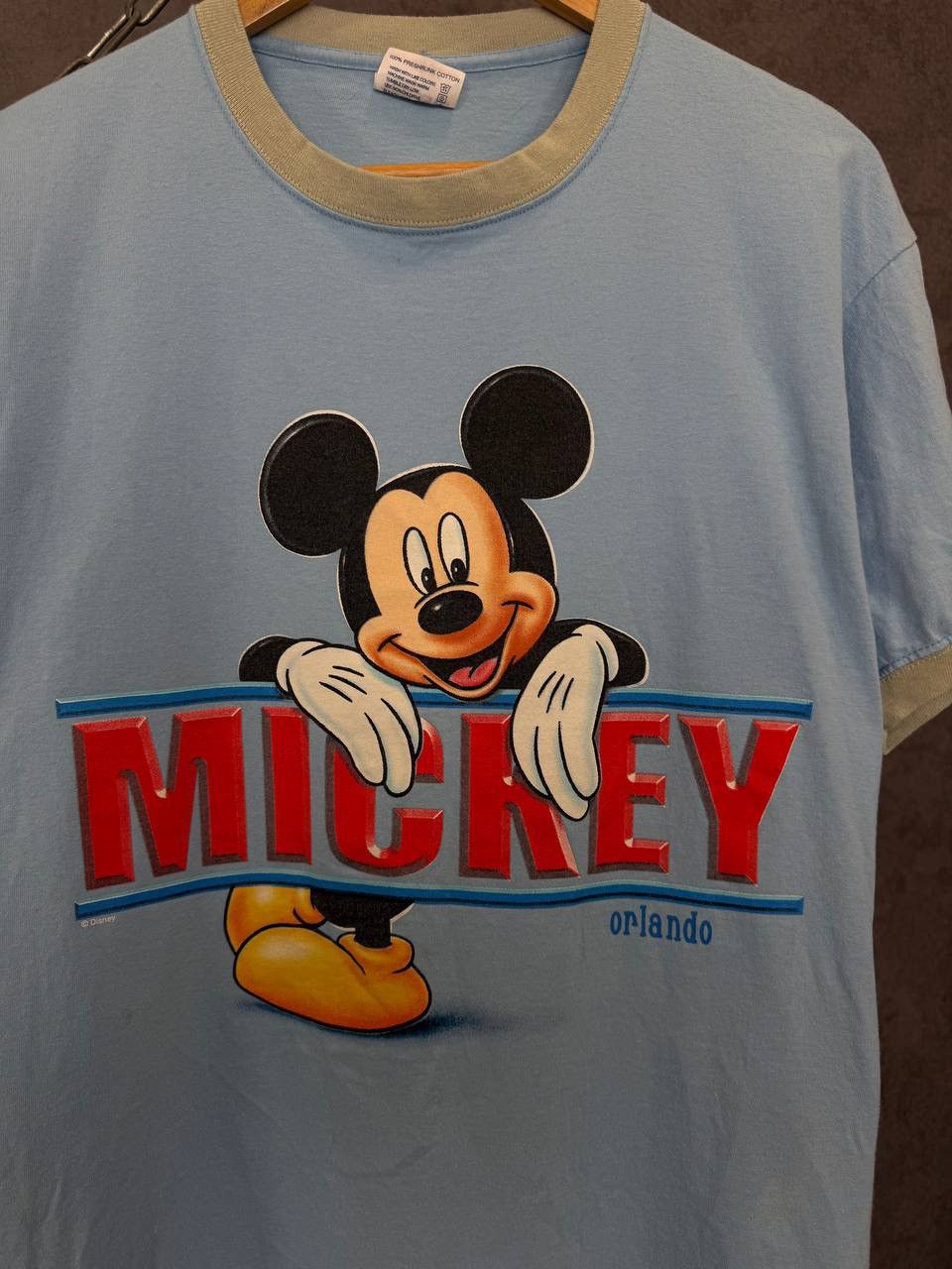 Disney Mickey Mouse Disney made in USA vintage tee Size US L / EU 52-54 / 3 - 3 Thumbnail