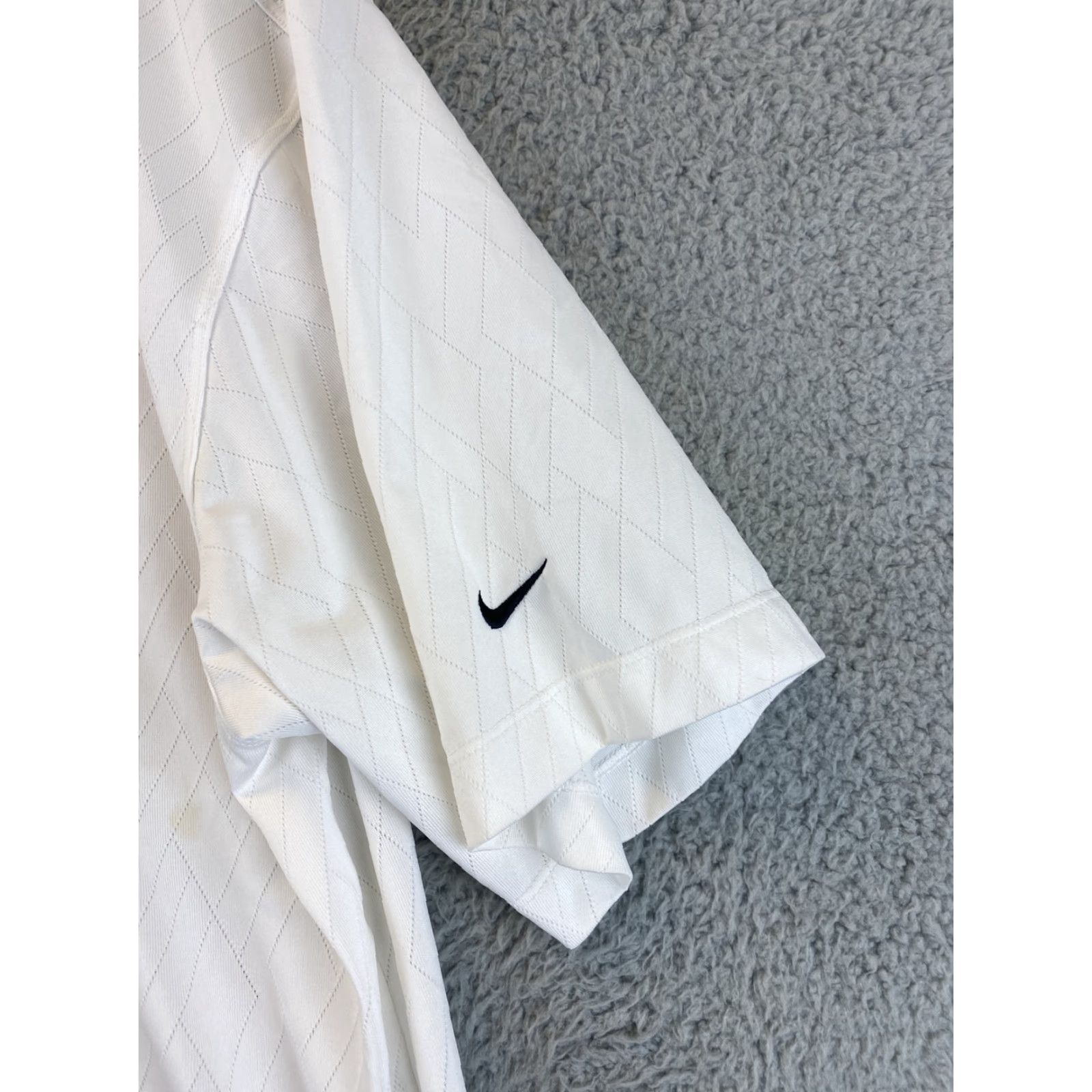 Nike Nike XL White Dri-Fit Short Sleeve Golf Polo Shirt / 61-10 Men's Polo Shirt Nike Dri-Fit Golf Shirt White XL Size US XL / EU 56 / 4 - 2 Thumbnail