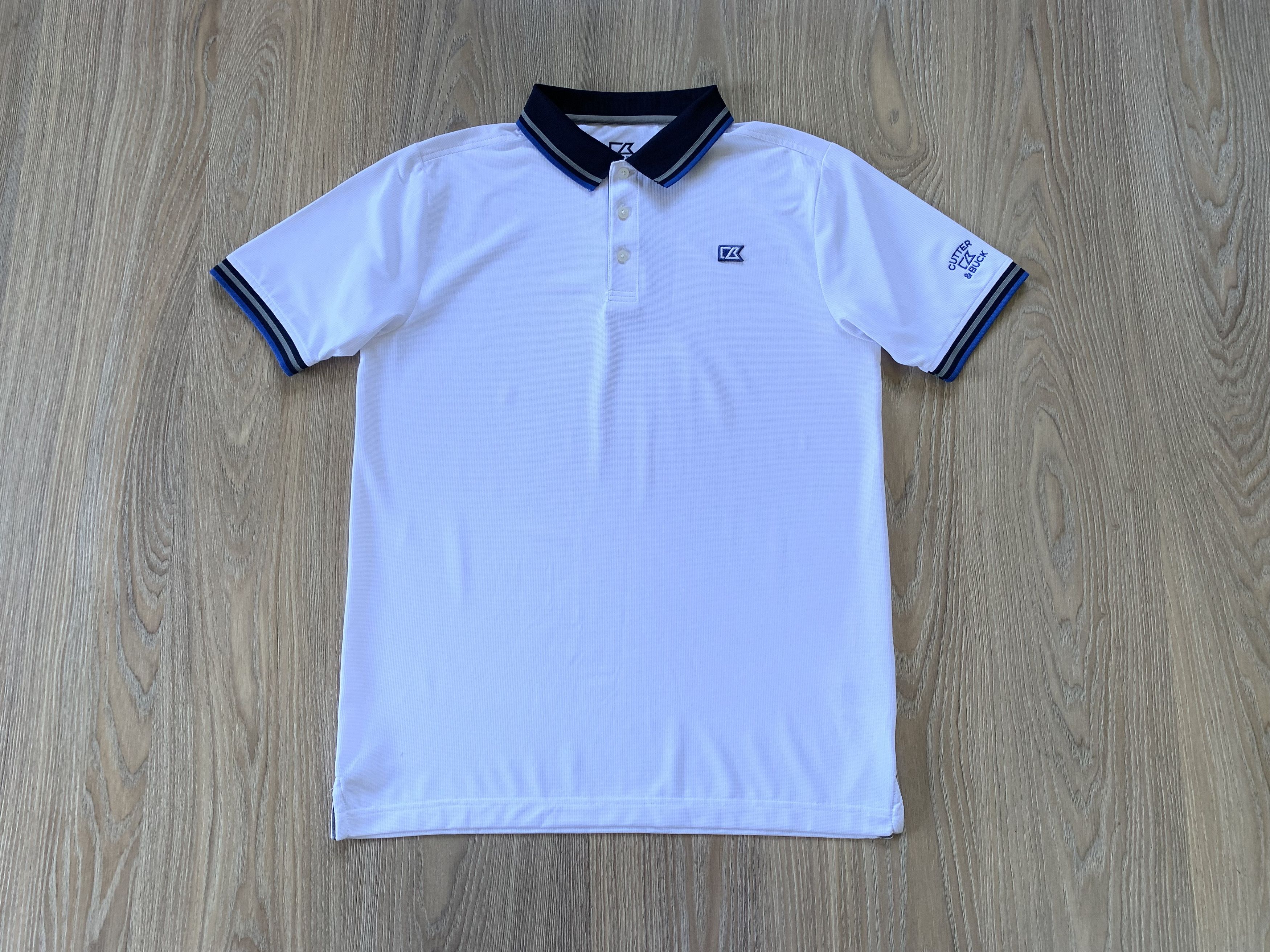 Cutter & Buck Cutter & Buck Dry Tec White Golf Polo Shirt Size US S / EU 44-46 / 1 - 1 Thumbnail