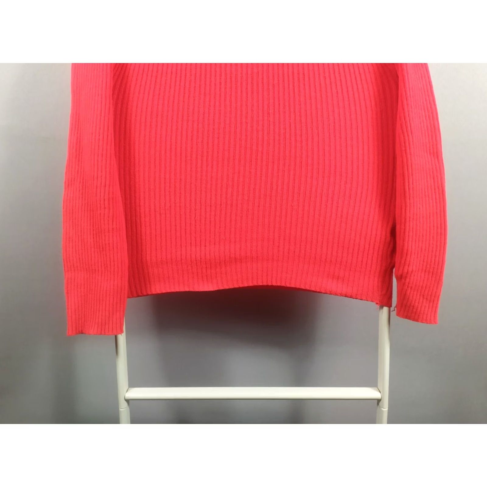Ann Demeulemeester Ann Demeulemeester Sweater Womens XS Red Turtle Neck Size Fashion Archive Size XS / US 0-2 / IT 36-38 - 5 Thumbnail