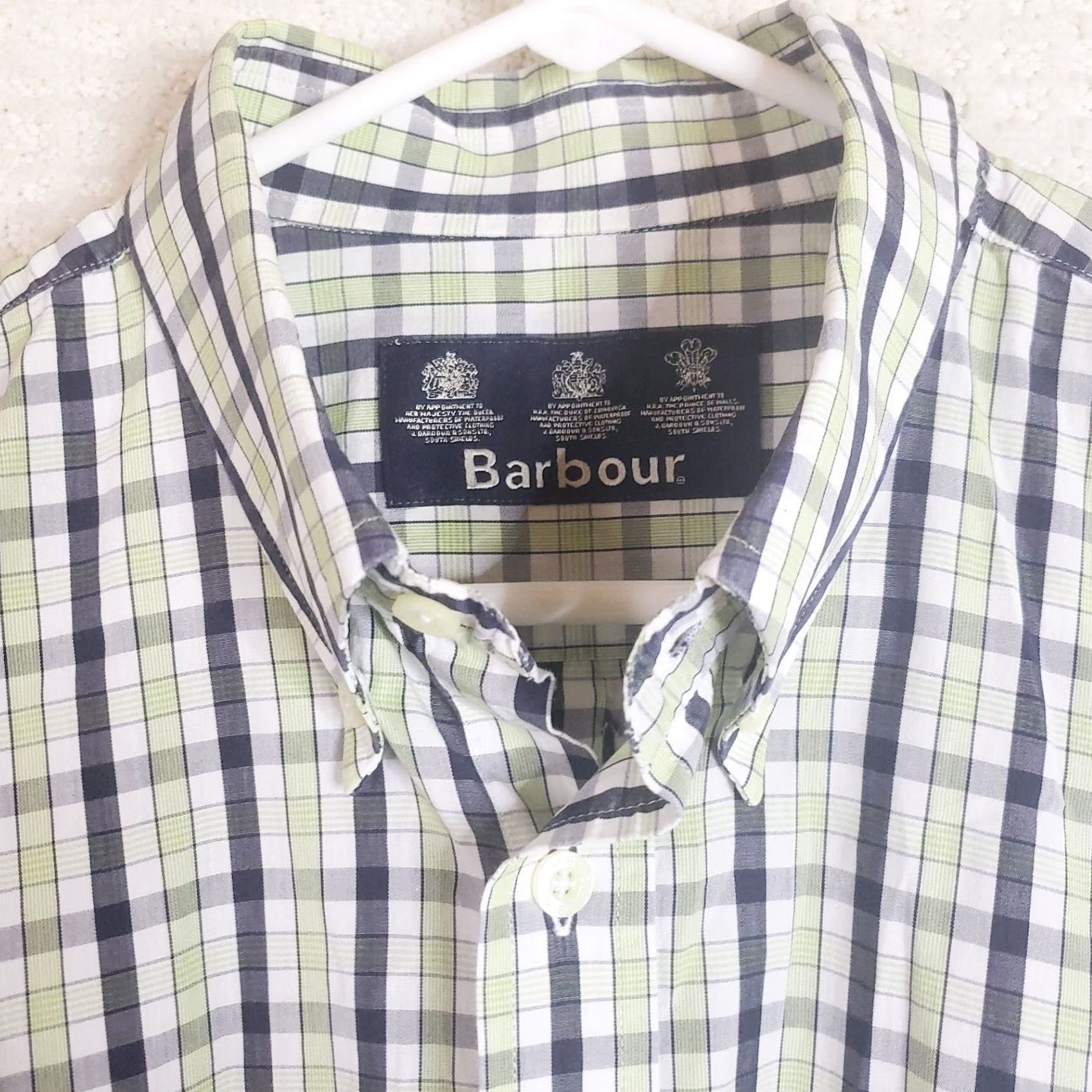 Barbour Barbour Shirt Men L Green Blue Multicolor Plaid Long Sleeve Button Front Cotton Size US L / EU 52-54 / 3 - 5 Thumbnail