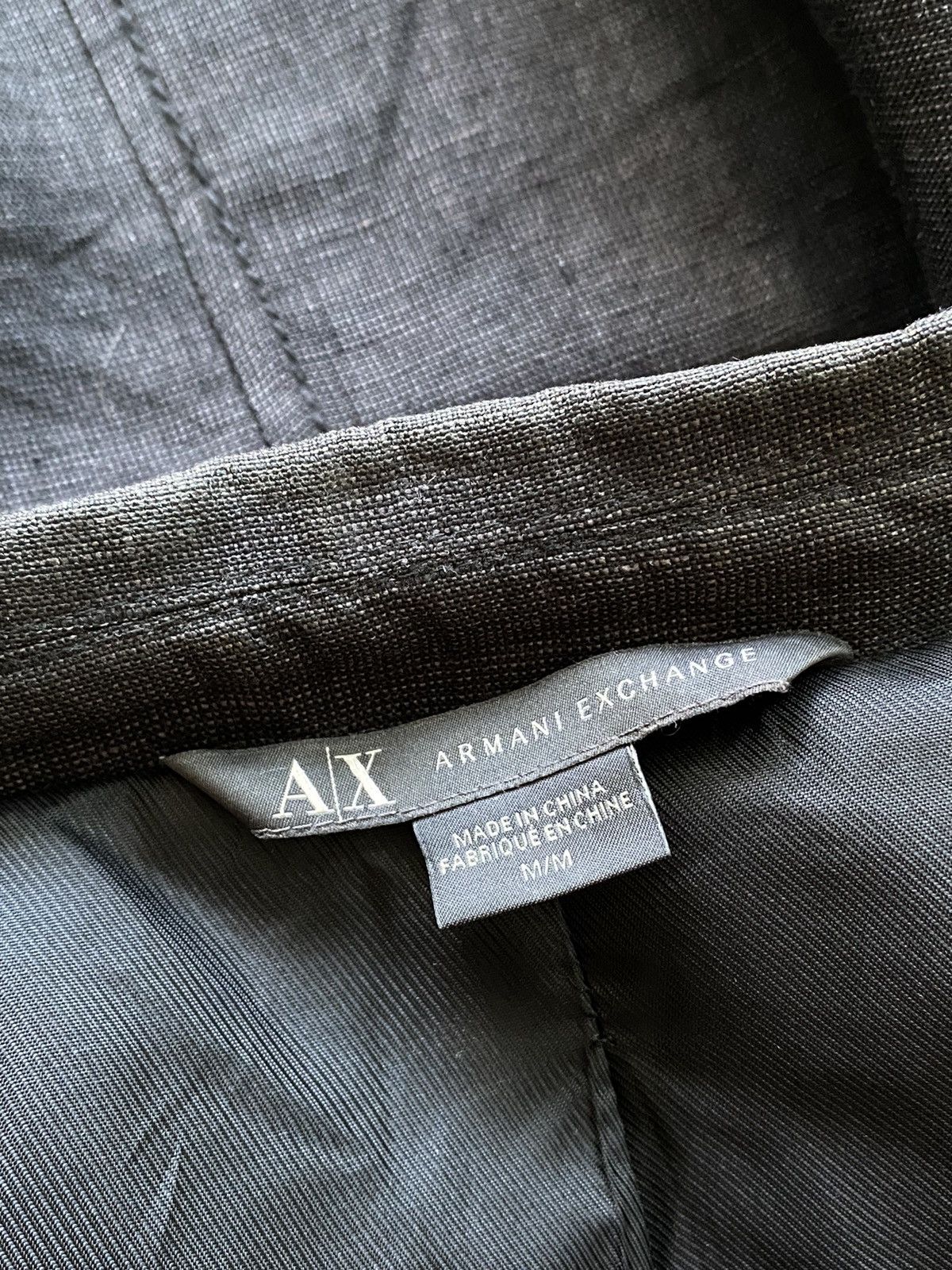 Armani Armani Exchange Linen Sport Blazer jacket Size US M / EU 48-50 / 2 - 3 Thumbnail