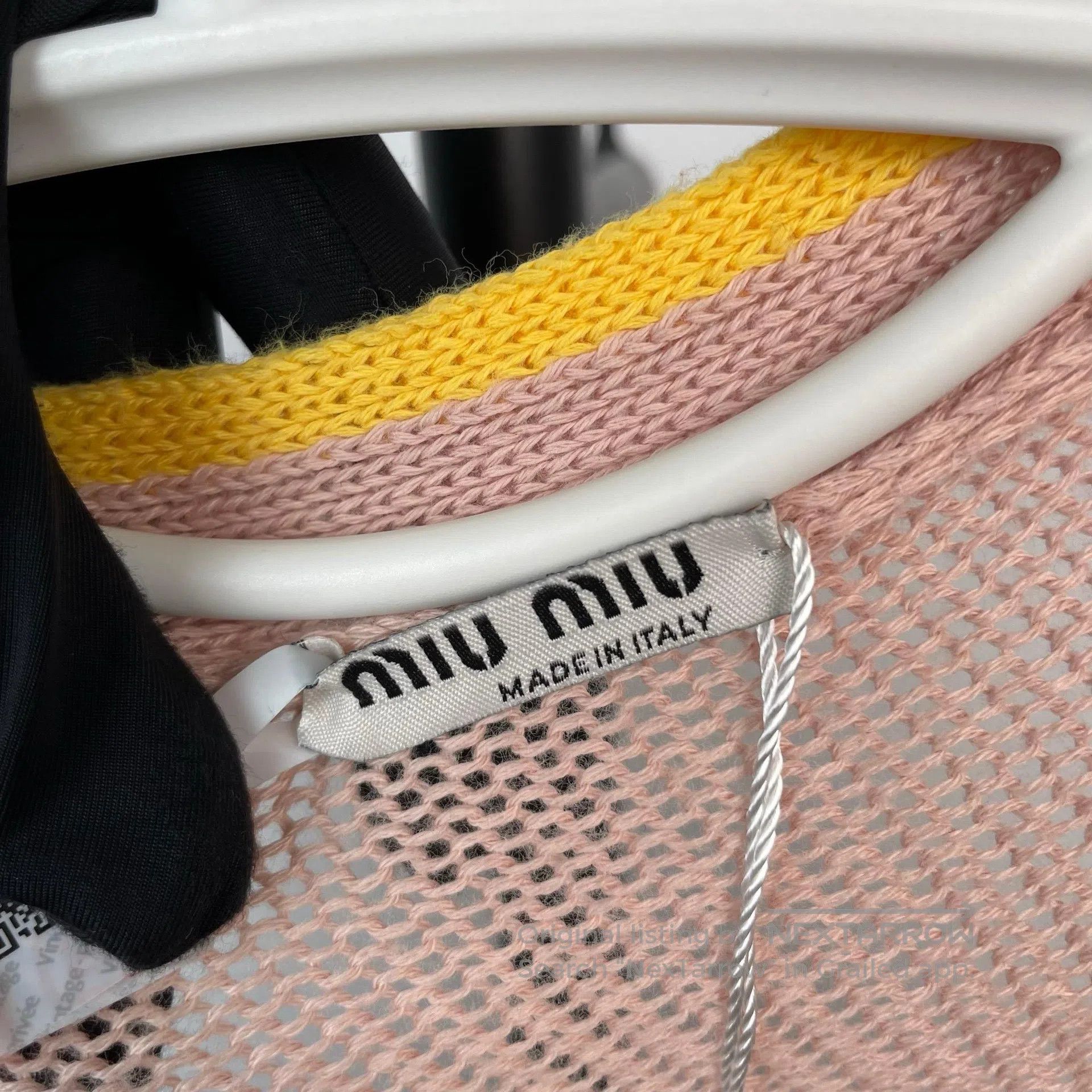 Miu Miu Miu Miu Spring and Autumn Pink Knit Cardigan| Size XS / US 0-2 / IT 36-38 - 9 Thumbnail