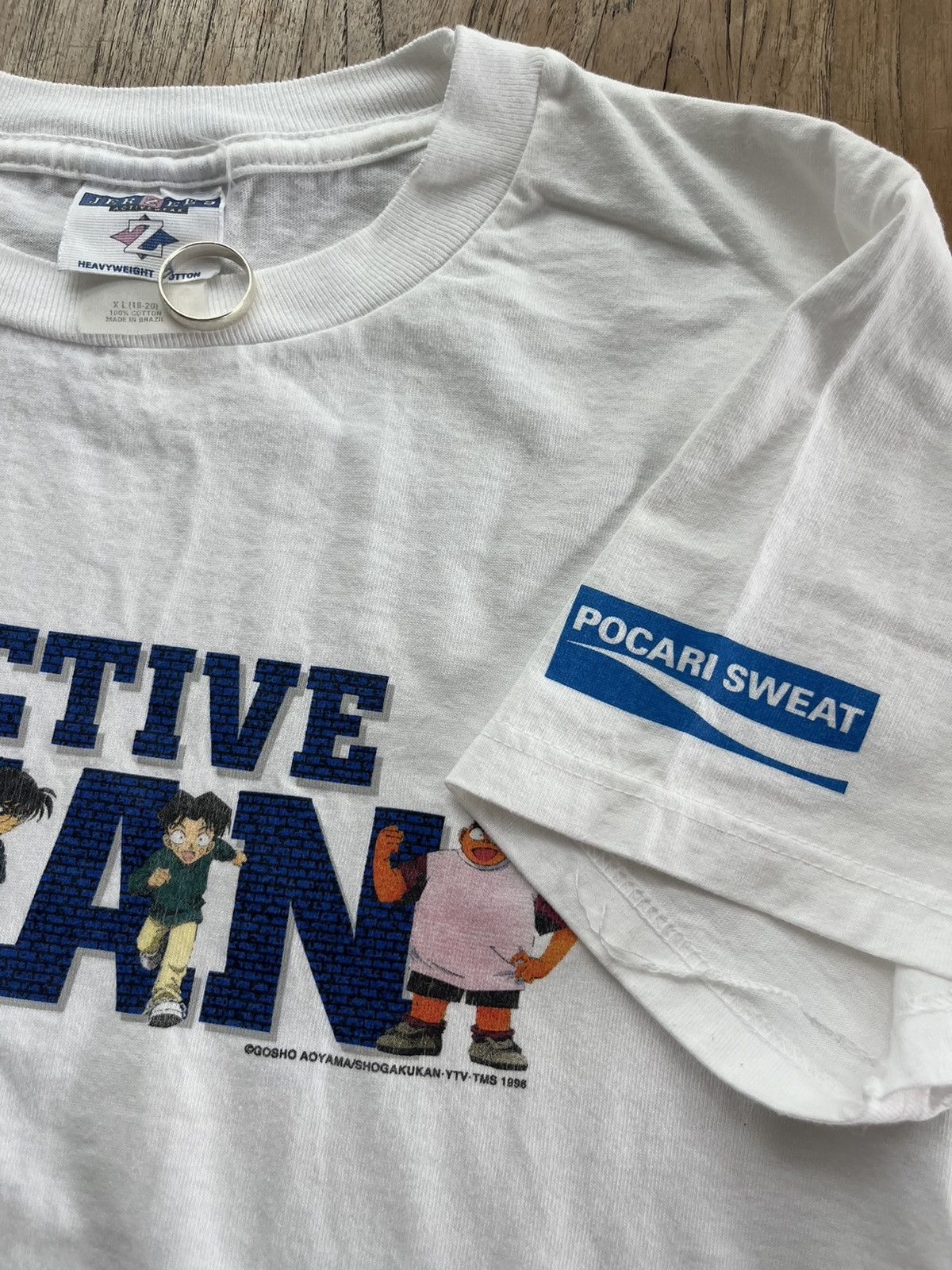 Anime × Vintage Vintage Detective CONAN anime Gosho Aoyama 1998’s T-shirt Size US M / EU 48-50 / 2 - 7 Thumbnail
