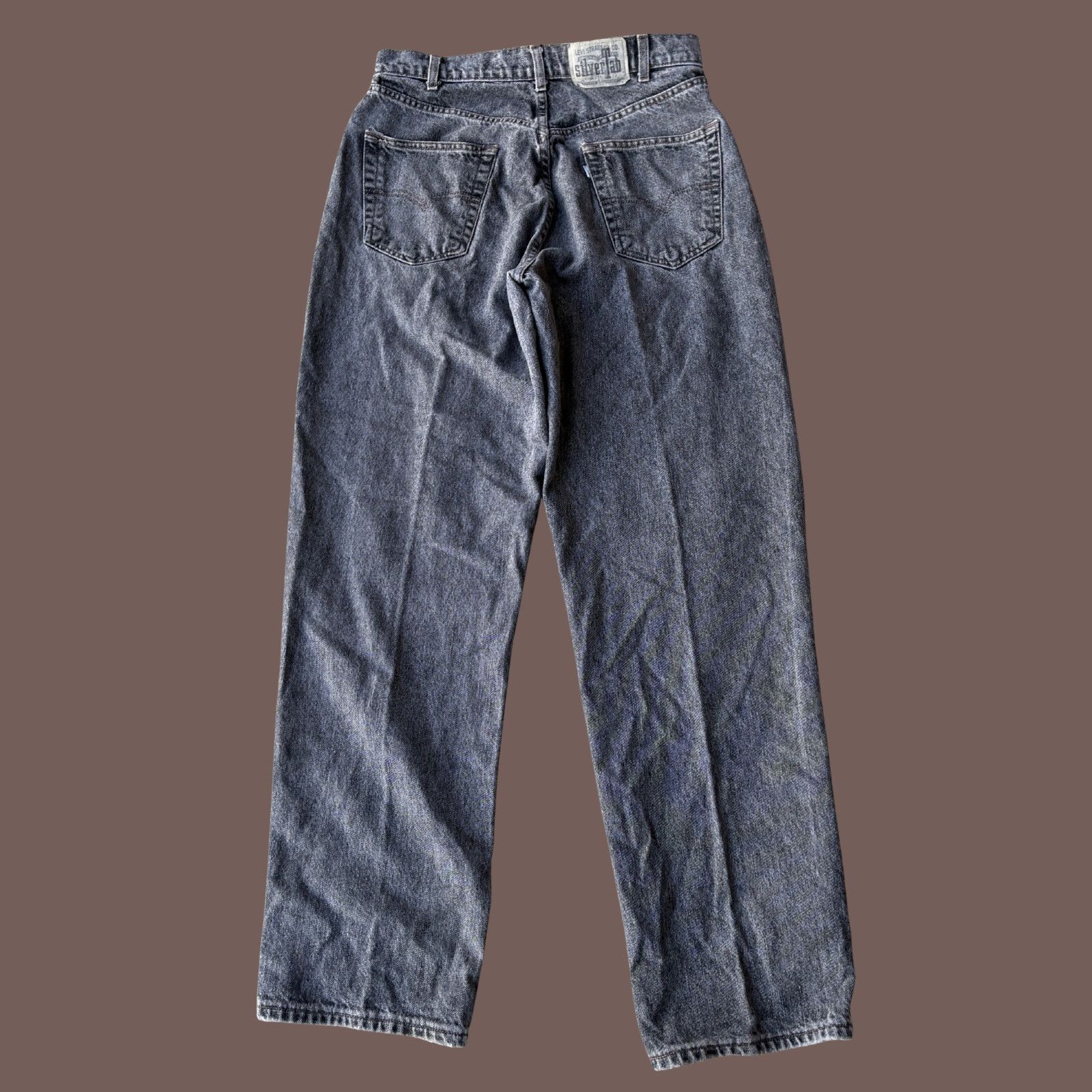 Levi's VTG Baggy Jeans | Levi’s SilverTab Gray | Y2K Streetwear Size US 33 - 4 Thumbnail