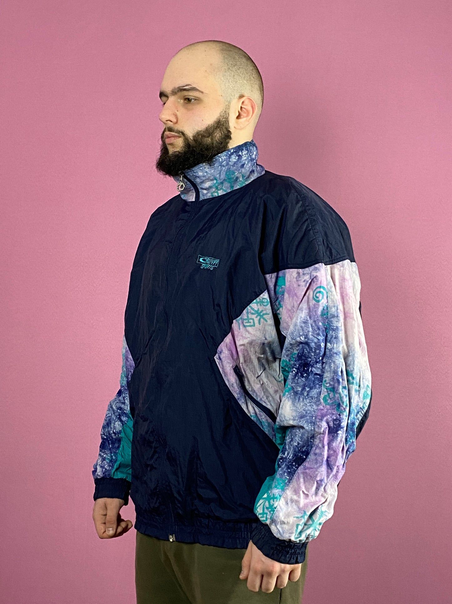 Vintage 90s Cruyff Sports Vintage Men's Windbreaker Jacket - XL Size US XL / EU 56 / 4 - 1 Thumbnail