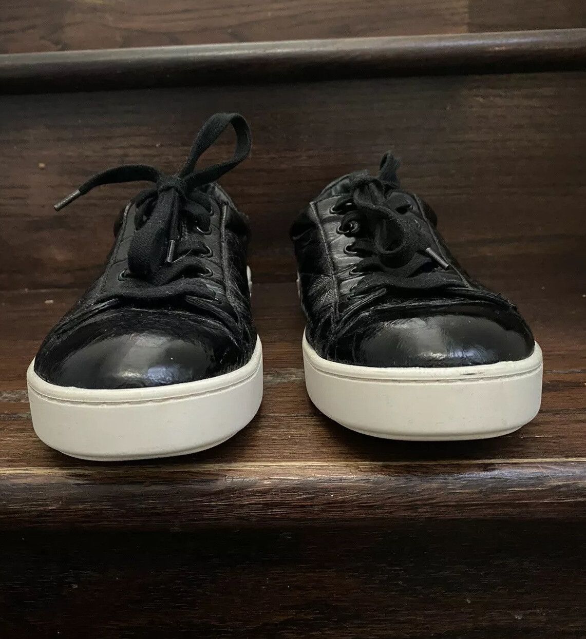 Dior Crinkled Patent Leather Move Low Top Sneakers Size 38.5 Size US 8.5 / IT 38.5 - 5 Thumbnail