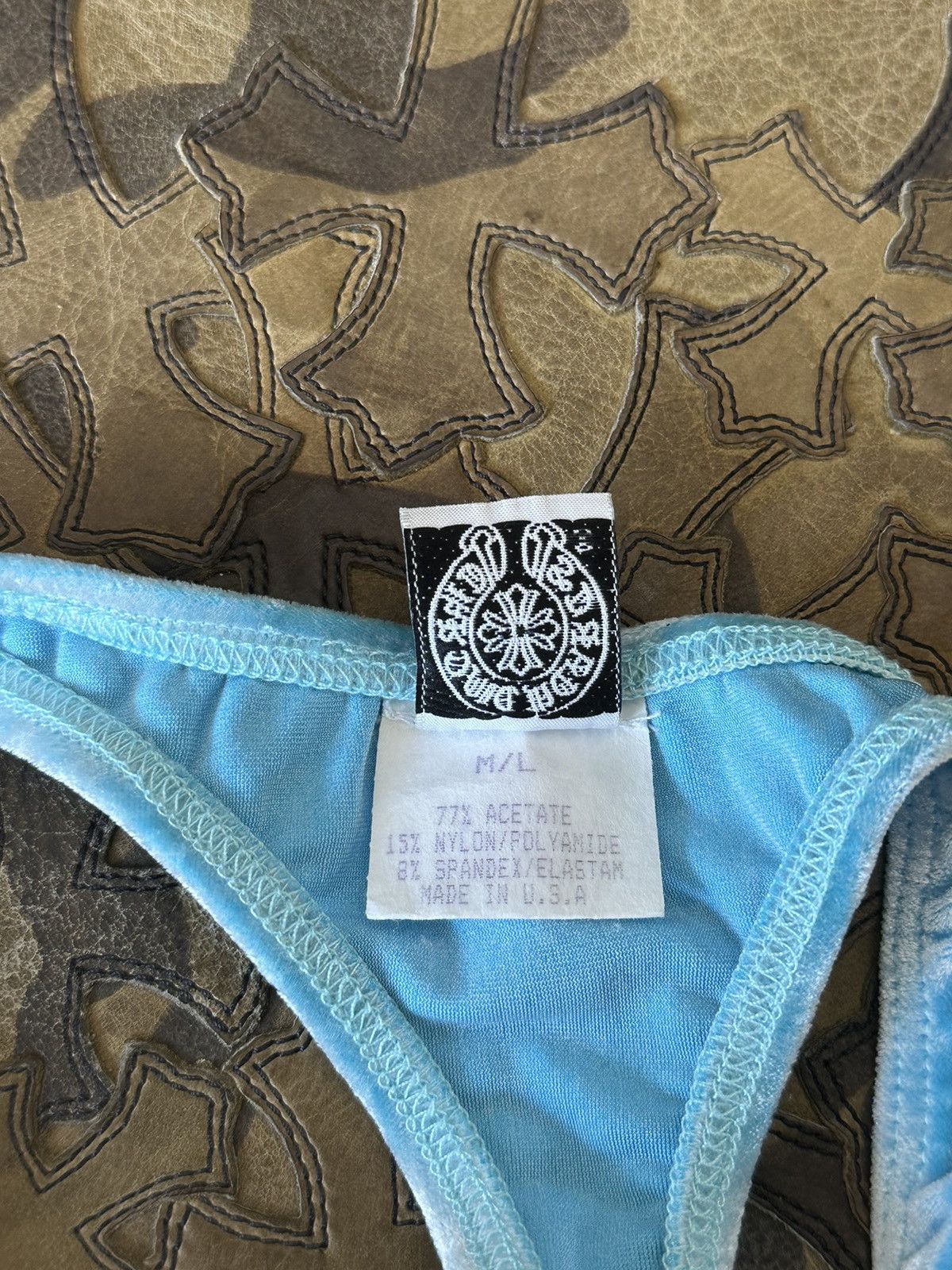 Chrome Hearts CHROME HEARTS VELVET EMBROIDERY PANTIES Size ONE SIZE - 4 Thumbnail