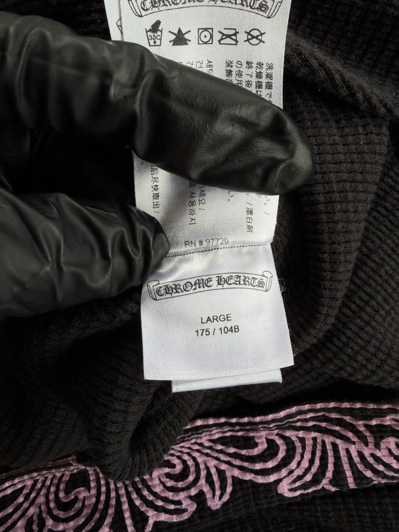 Chrome Hearts Chrome Hearts Matty Boy Black Pink Thermal Size US L / EU 52-54 / 3 - 12 Thumbnail