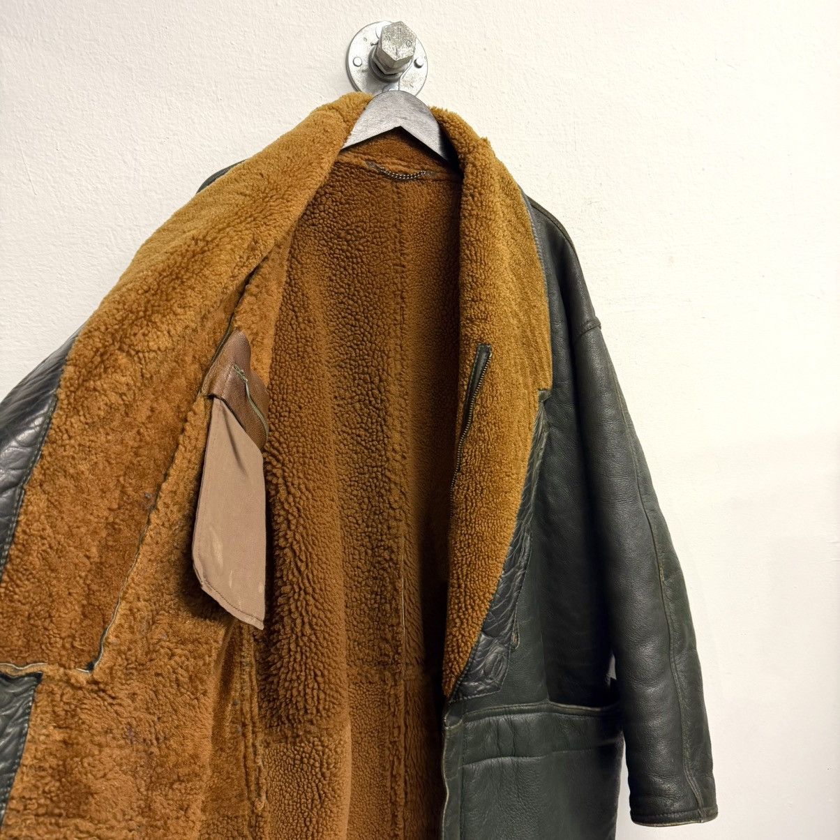 Marithe + Francois Girbaud MARITHÉ FRANÇOIS GIRBAUD 1980s Shearling Leather Jacket Size US XL / EU 56 / 4 - 10 Thumbnail