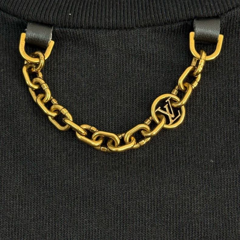 Louis Vuitton Louis Vuitton Black chain logo checkerboard pocket short sl Size US M / EU 48-50 / 2 - 7 Thumbnail