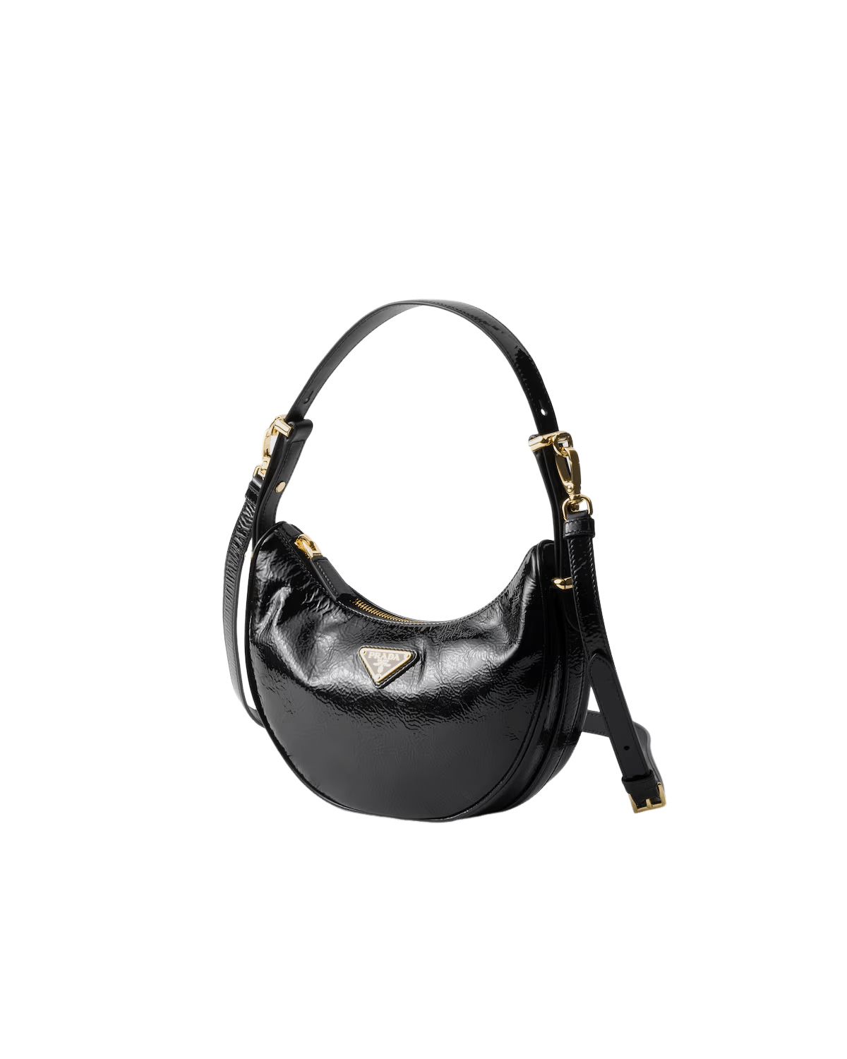 Prada PRADA Arque Small Black Naplak Shoulder Bag New Size ONE SIZE - 2 Thumbnail