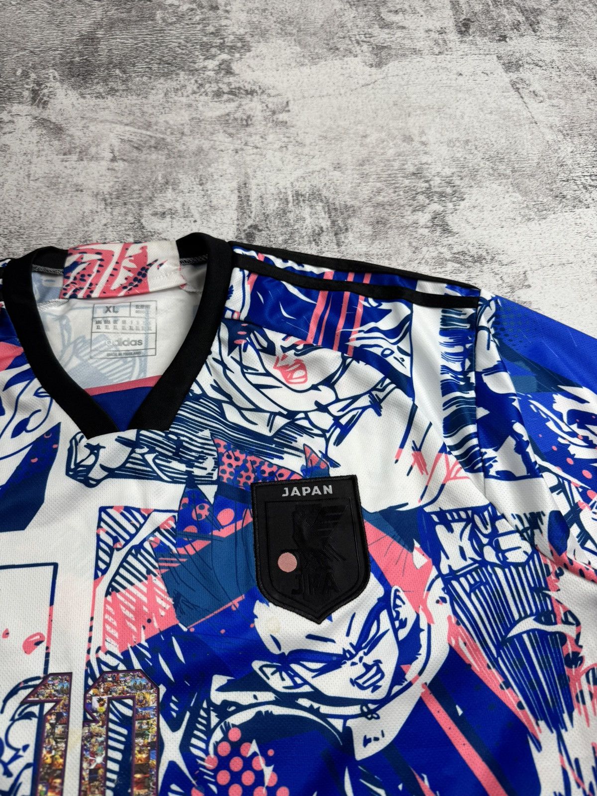 Vintage Japan 2023 #10 Anime Y2K Men’s XL Dragonball Soccer Football T Shirt Jersey Tee Size US XL / EU 56 / 4 - 9 Thumbnail