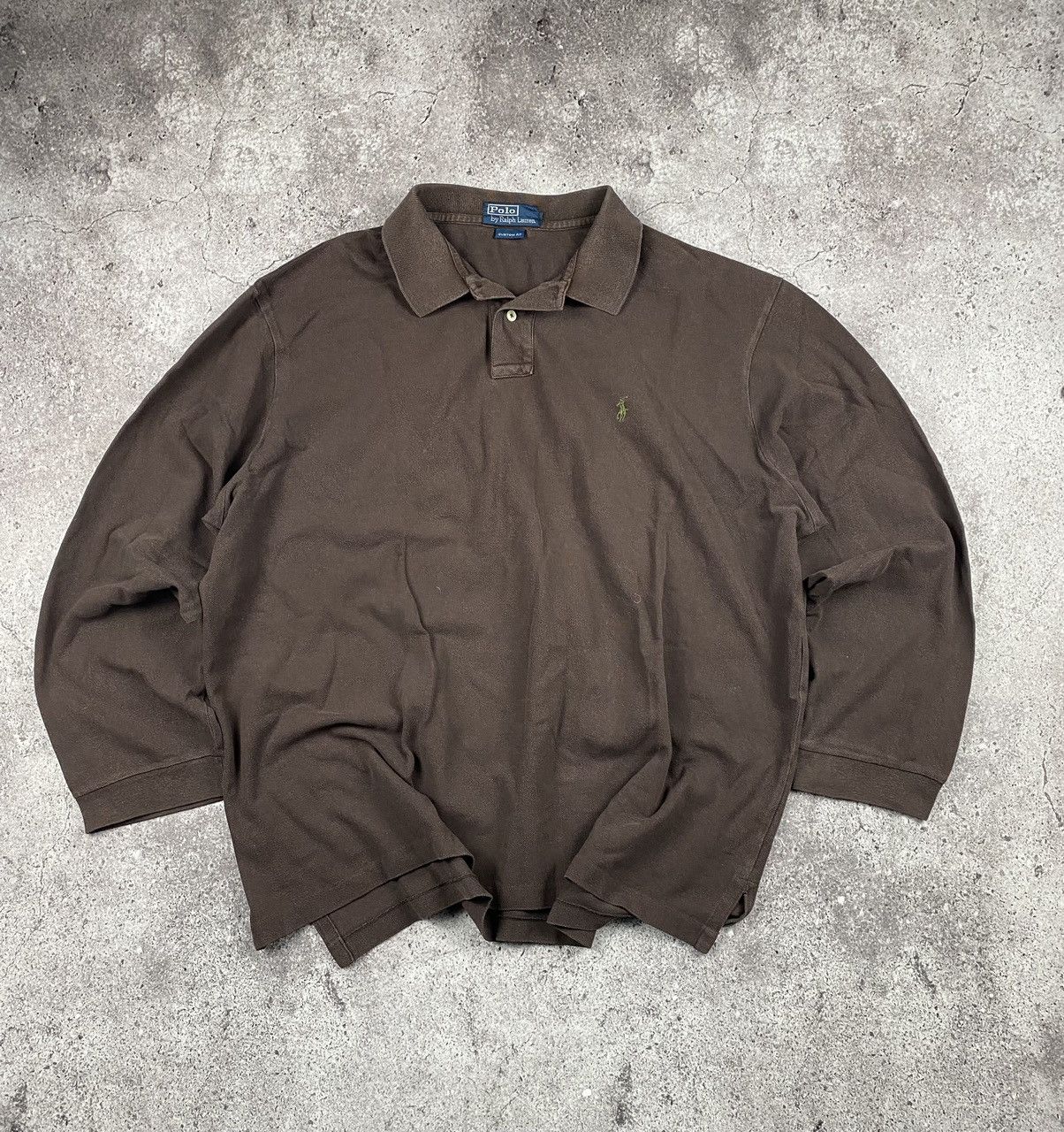 RRL Ralph Lauren Vintage Polo Ralph Lauren Y2K brown baggy long sleeve crazy🔥 Size US XL / EU 56 / 4 - 1 Thumbnail