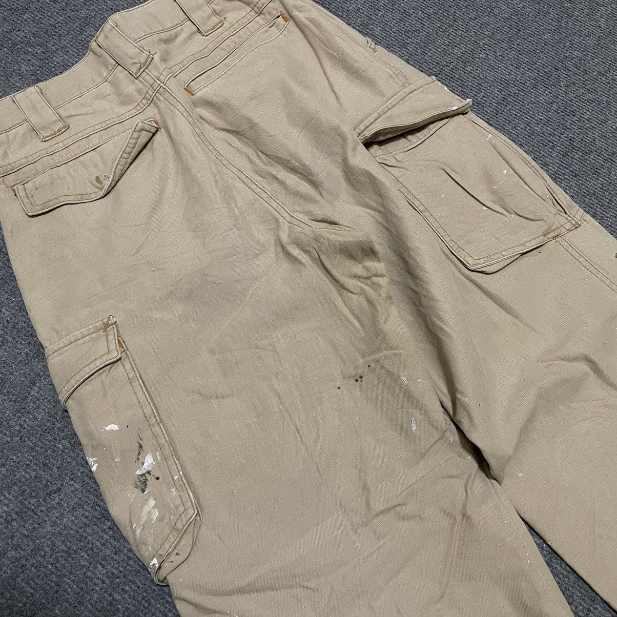 Vintage Vintage Cargo Six Pockets Splattered Paint Pant Size US 27 - 8 Thumbnail