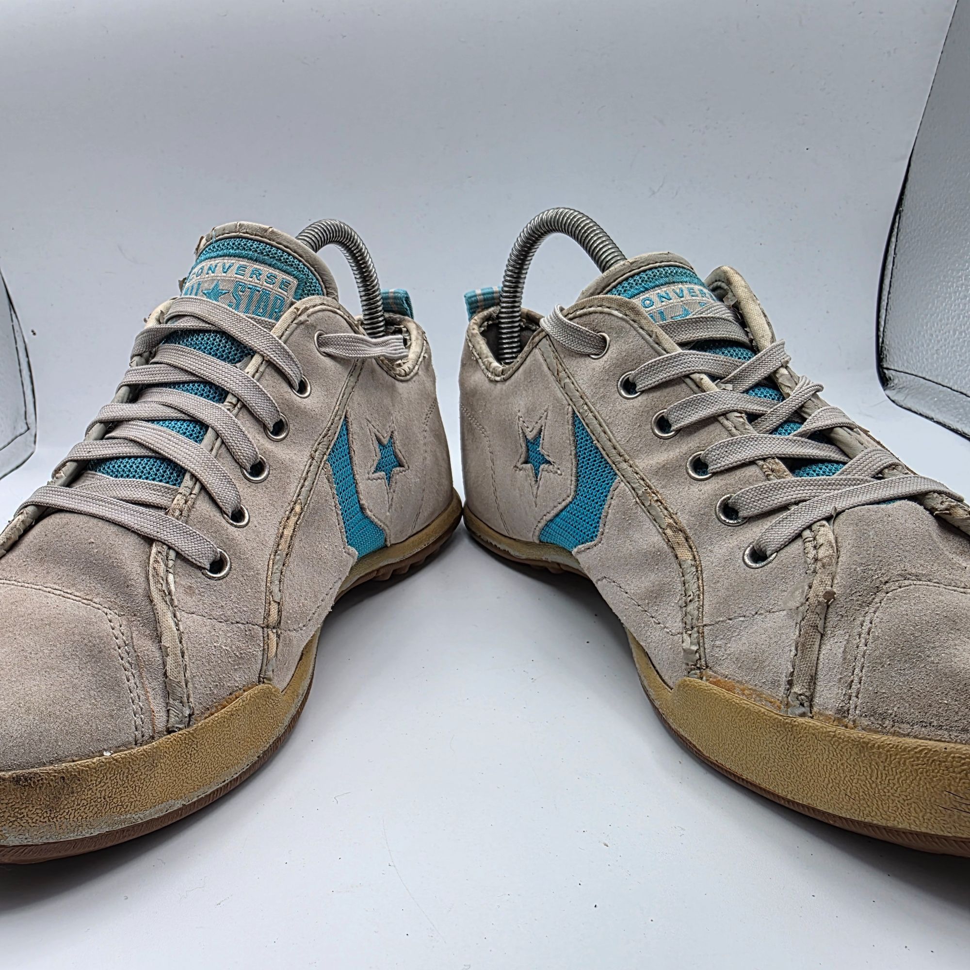 Converse Converse All Star Womens Size 8 Gray Teal Low Top Sneakers C Size US 8 / IT 38 - 2 Thumbnail