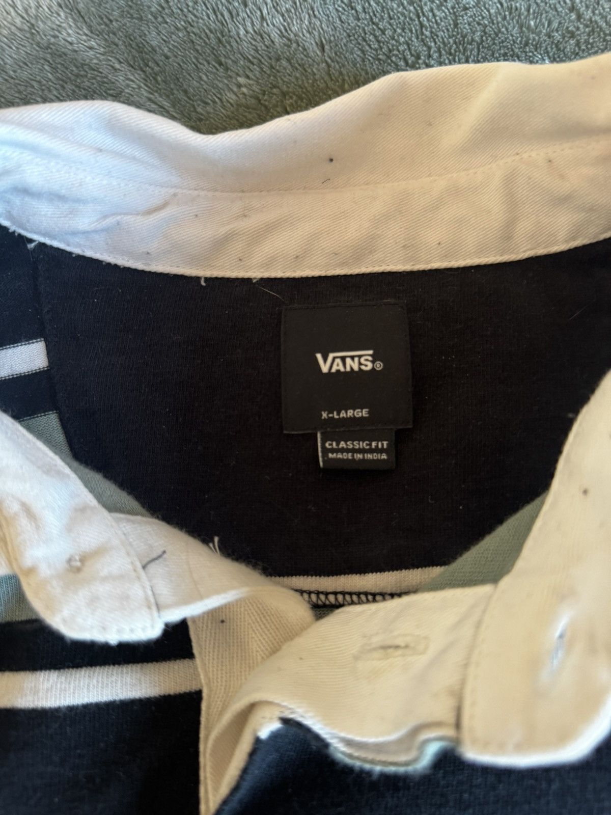 Vans vans striped polo Size US XL / EU 56 / 4 - 3 Thumbnail