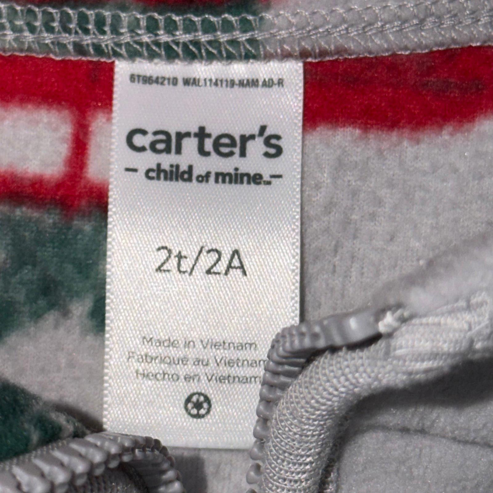 Other Carter's Kids Fleece Pullover with Holiday Print 2T Size US XXS / EU 40 - 6 Thumbnail