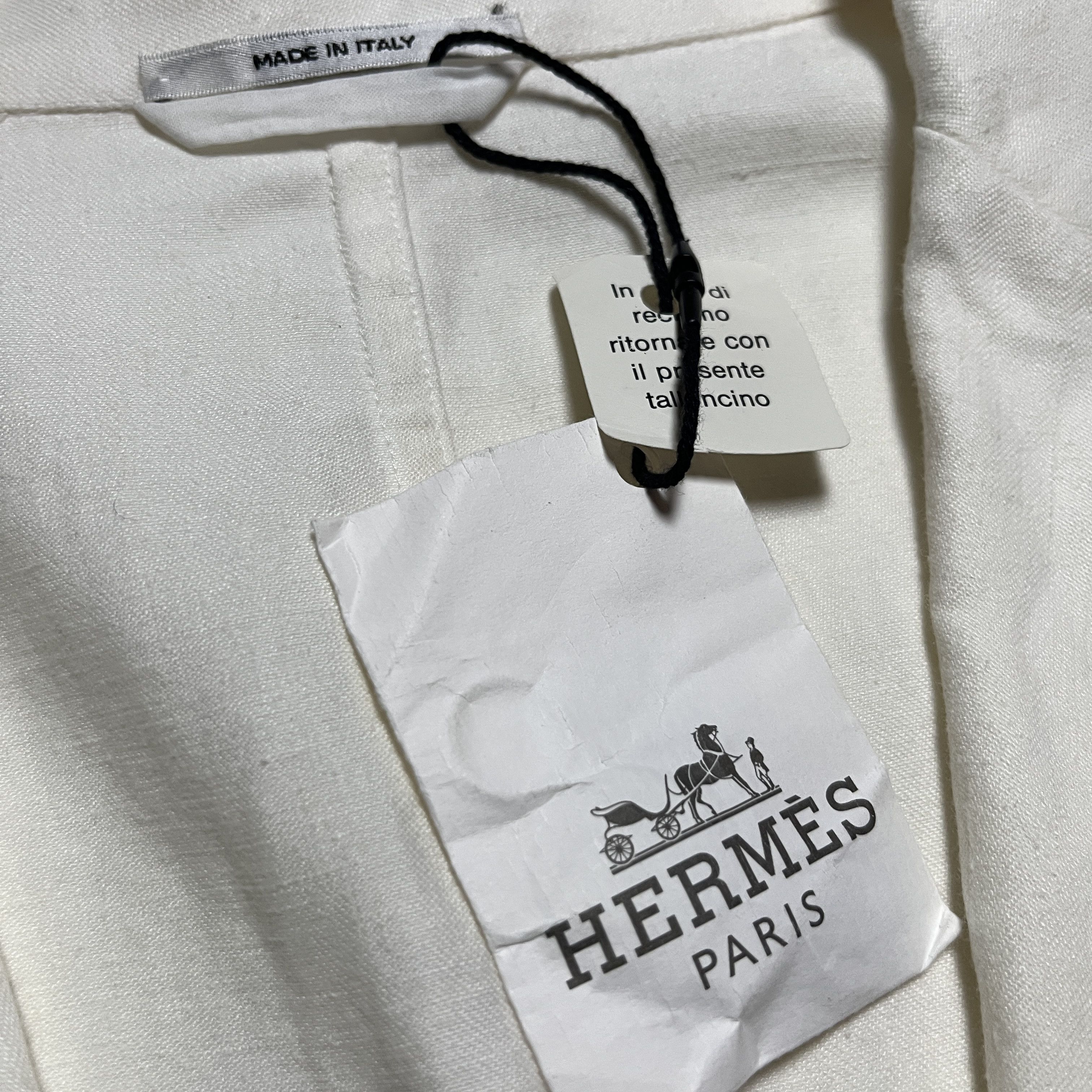 Hermes Hermes Linen Blazer Size 50R - 4 Thumbnail