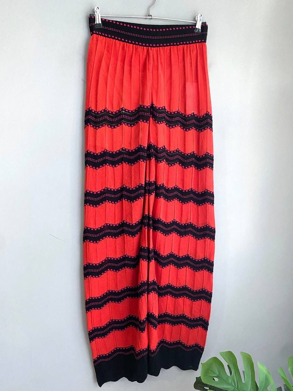 Missoni Missoni Womens Zig-Zag Pattern Knitted Wide-Leg Pants, 44/S Size 30" / US 8 / IT 44 - 4 Thumbnail