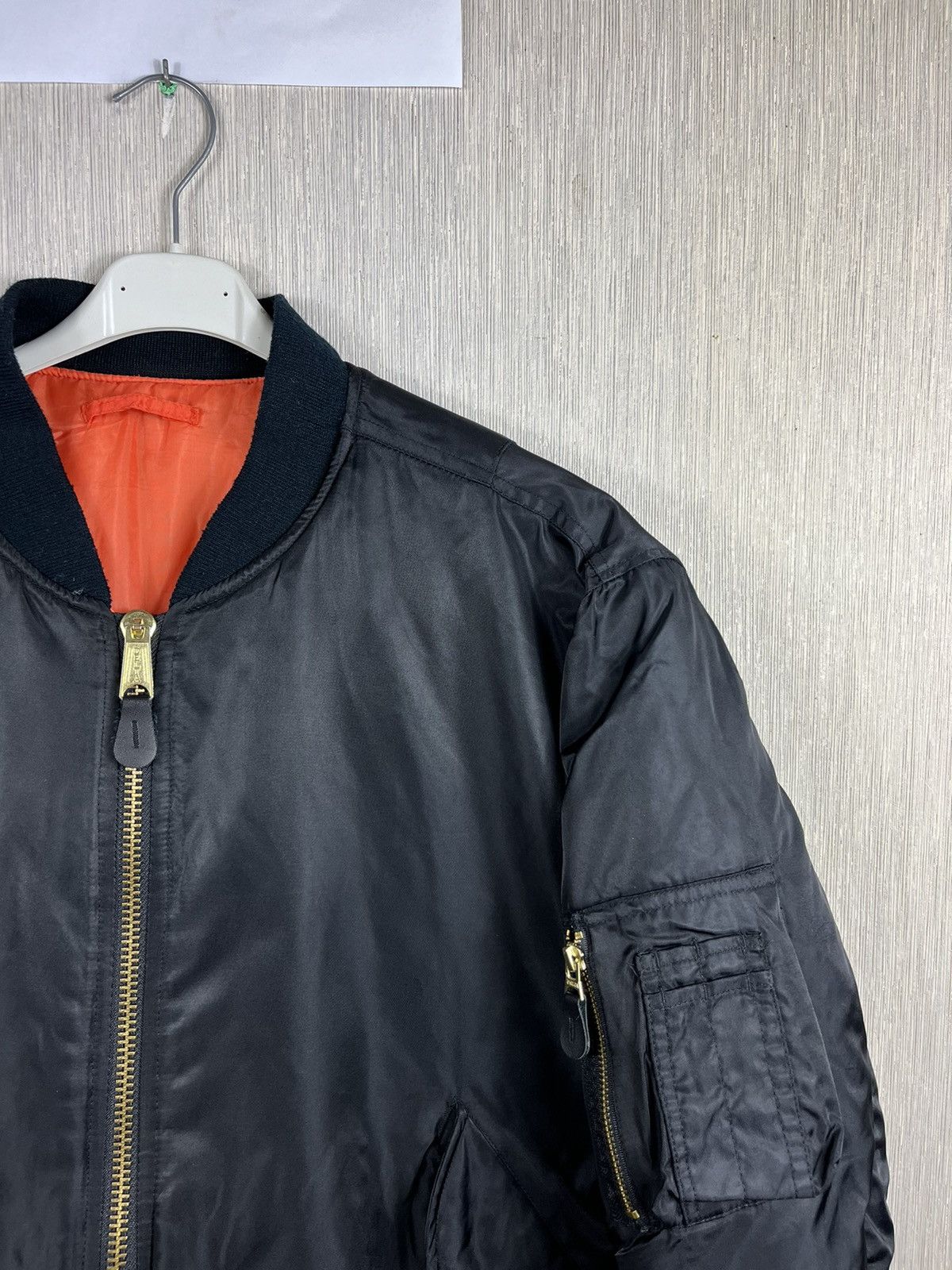 Vintage Vintage MA-1 military nylon bomber boxy jacket flyers Size US S / EU 44-46 / 1 - 3 Thumbnail