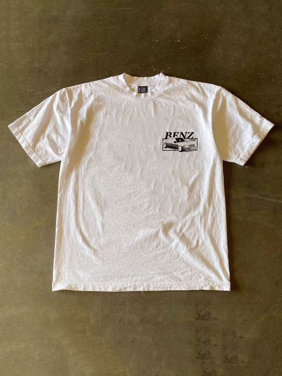 Japanese Brand × Vintage Casual retro car pattern cotton t-shirt Size US M / EU 48-50 / 2 - 2 Thumbnail