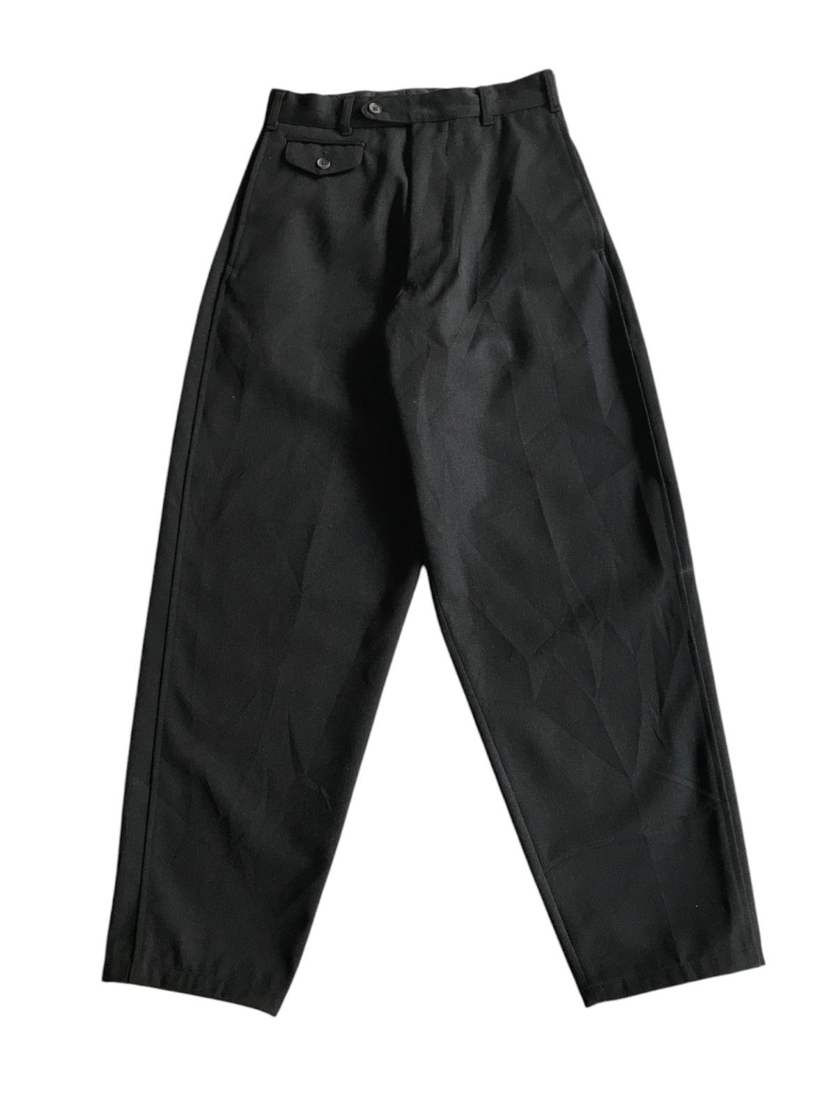 Yohji Yamamoto Yohji Yamamoto Baggy Wool Trouser Size US 27 - 1 Thumbnail