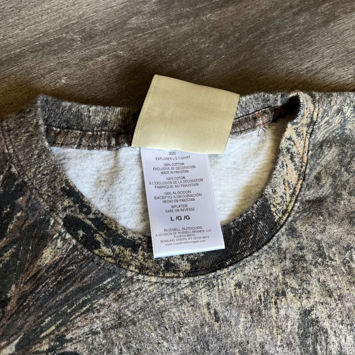 Russell Athletic Vintage Russell Athletic Mossy Oak Brush Camo Longsleeve Tee Size US L / EU 52-54 / 3 - 6 Thumbnail