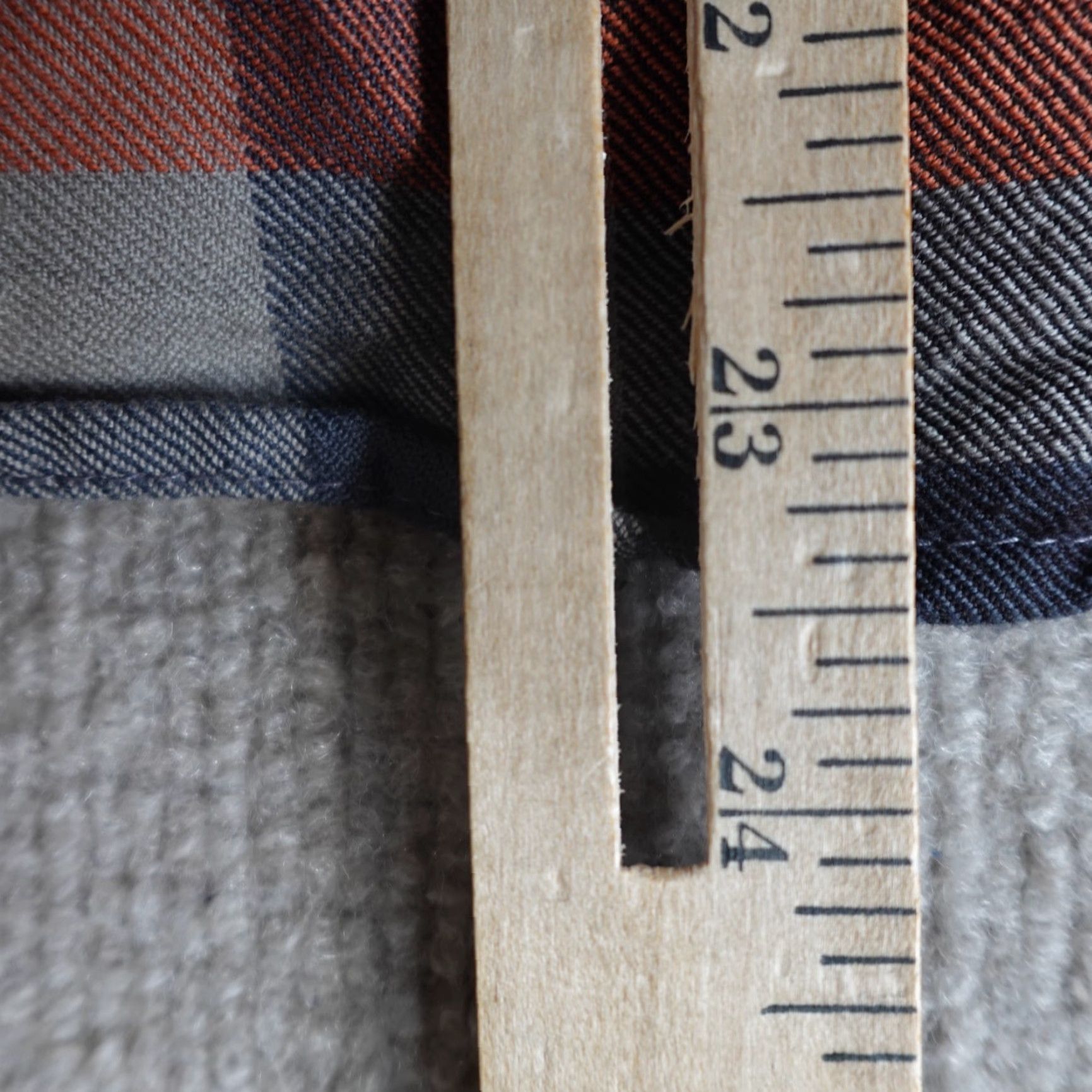 Pendleton VINTAGE Pendleton Womens Shirt Small Gray Blue Plaid Button Front 100% Virgin Wool Size S / US 4 / IT 40 - 3 Thumbnail