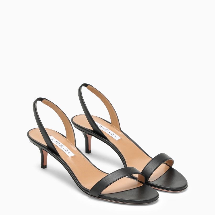 Aquazzura o1d2blof0824 Sandals in Black Size US 7 / IT 37 - 2 Thumbnail