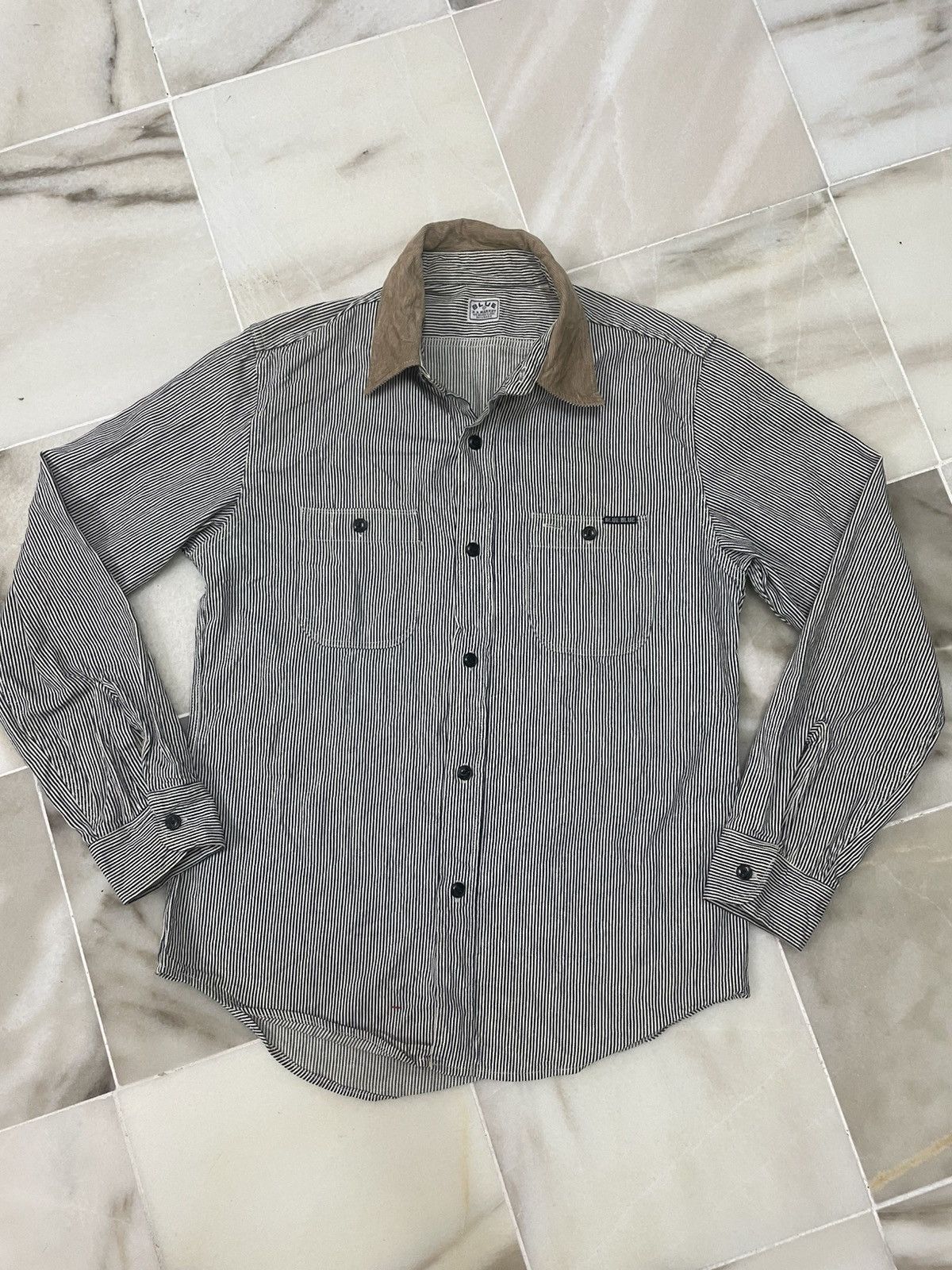 Blue Blue Japan Blue Blue Western Shirt Nice Design Size US M / EU 48-50 / 2 - 1 Thumbnail