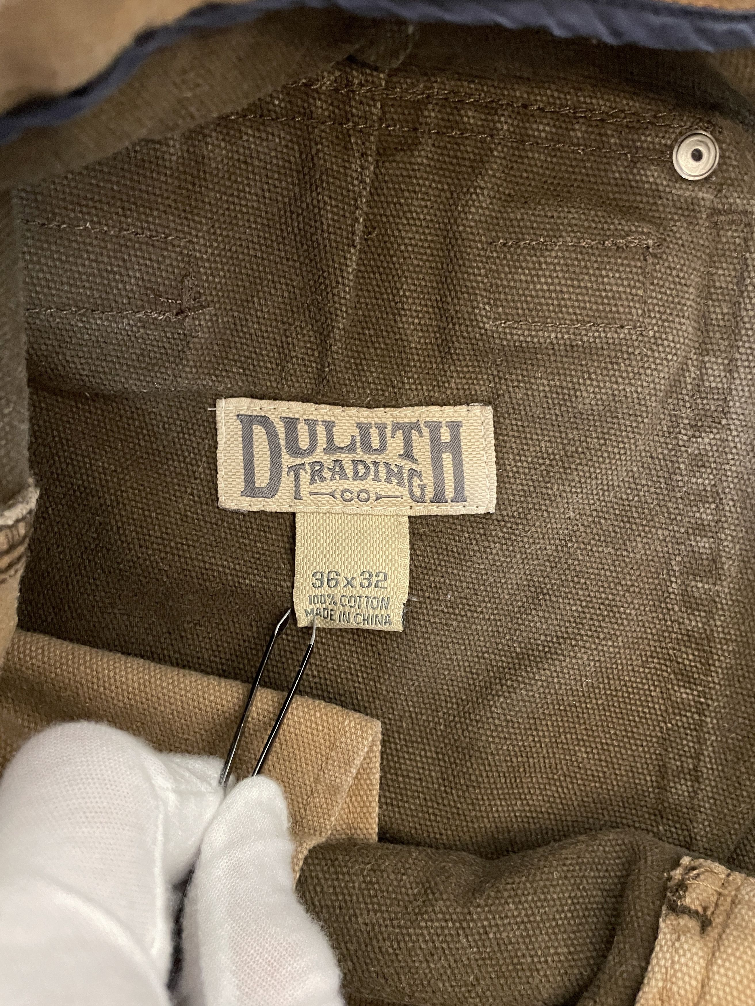 Duluth Trading Company Vintage Duluth Trading Company Brown Cargo Pants Workwear Size US 36 / EU 52 - 8 Thumbnail