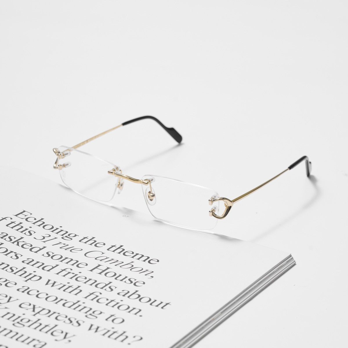 Cartier CARTIER CT0344O 001 GLASSES Size ONE SIZE - 1 Thumbnail