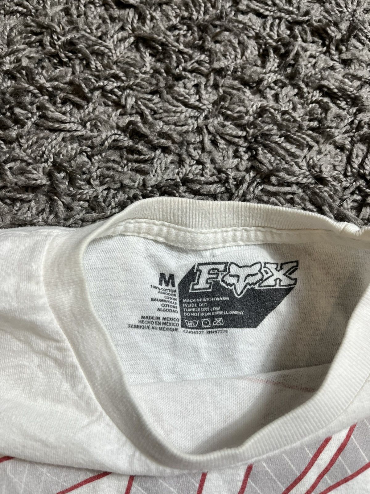 Vintage FOX RACING VINTAGE Y2K STYLE PRINTED COTTON T-SHIRT Size US M / EU 48-50 / 2 - 3 Thumbnail