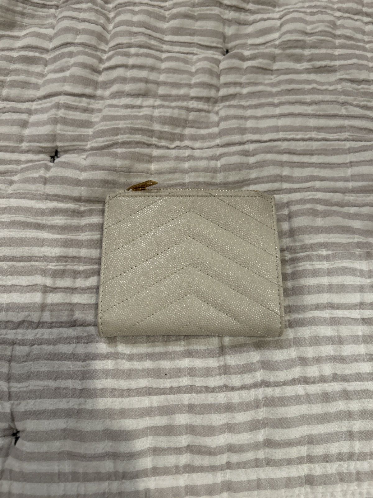 Yves Saint Laurent Yves Saint Laurent Small Ziptop Wallet Size ONE SIZE - 2 Thumbnail