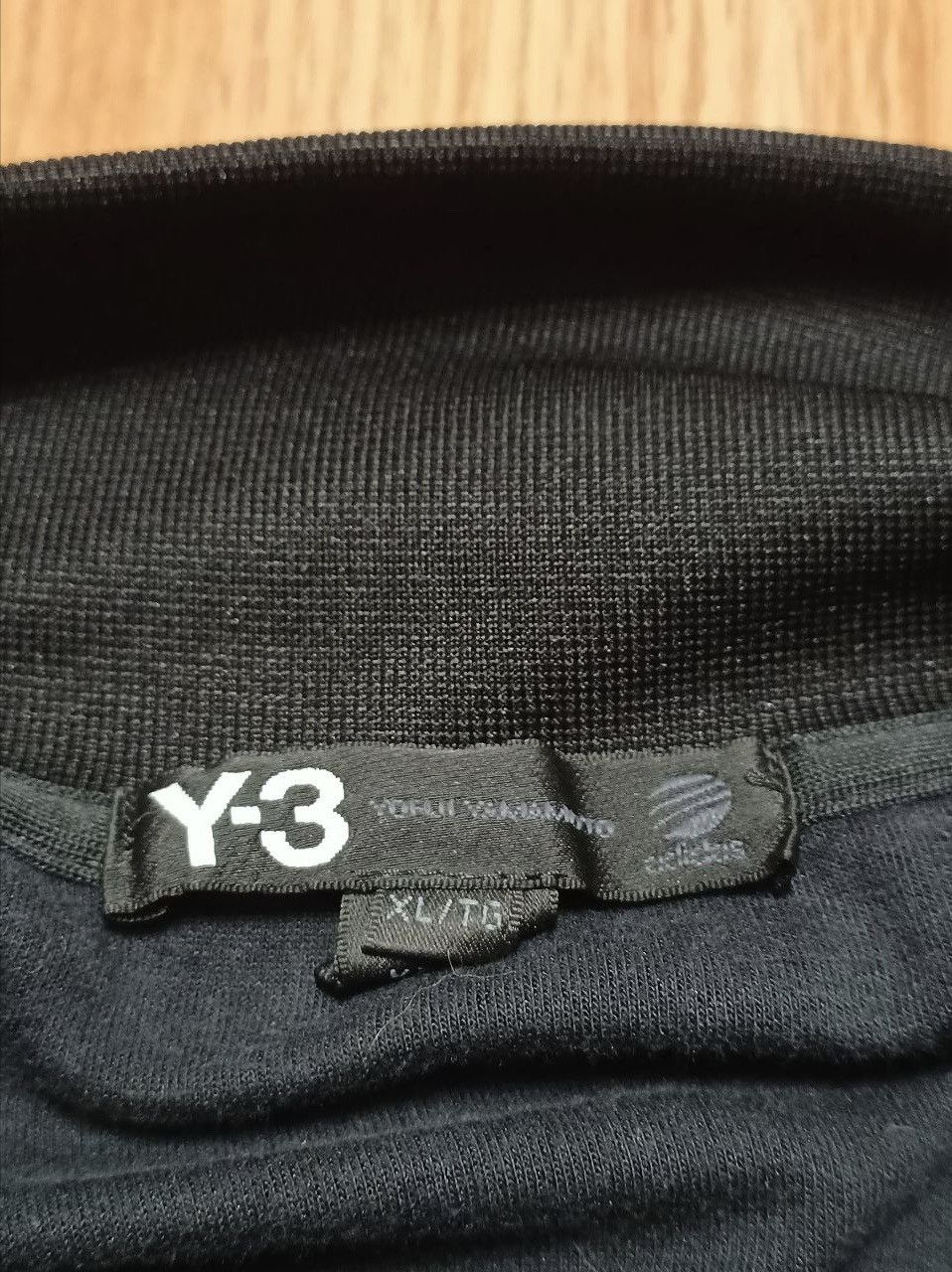 Adidas × Japanese Brand × Yohji Yamamoto Adidas Y-3 Yohji Yamamoto Mens Black Poly Track Zip Jacket Size US XL / EU 56 / 4 - 10 Thumbnail
