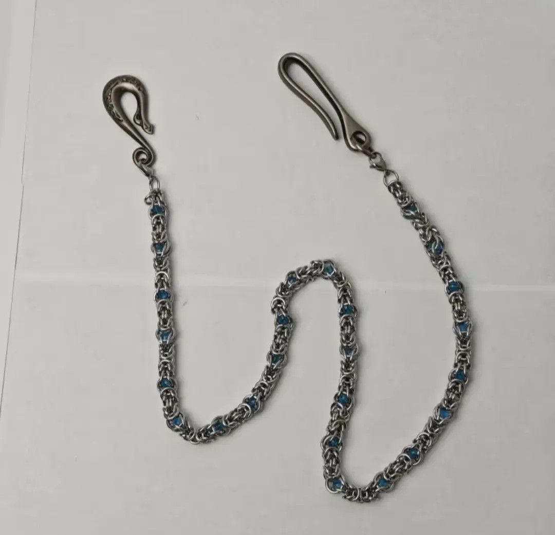 Jean Snake Bone Blue Stone Jeans Chain Accessories Size ONE SIZE - 3 Thumbnail