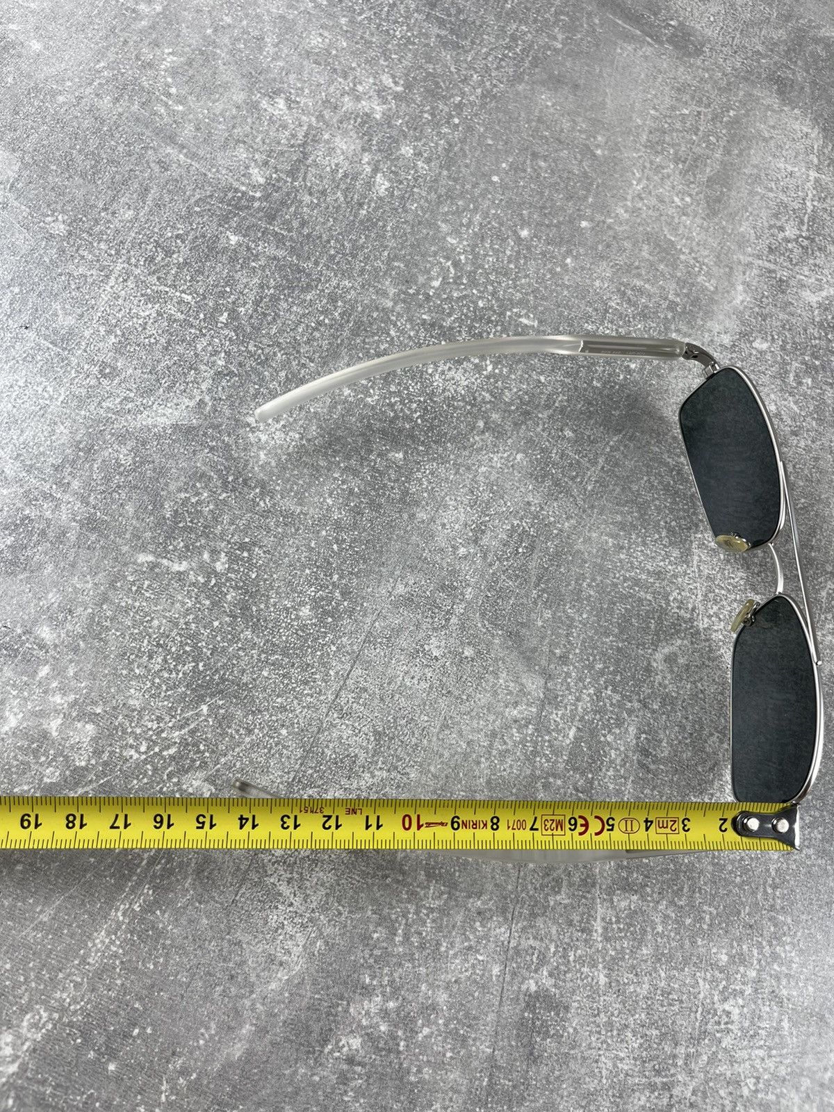 Prada Prada Sunglasses Silver Titanium Frame Japan Rectangular Size ONE SIZE - 18 Thumbnail