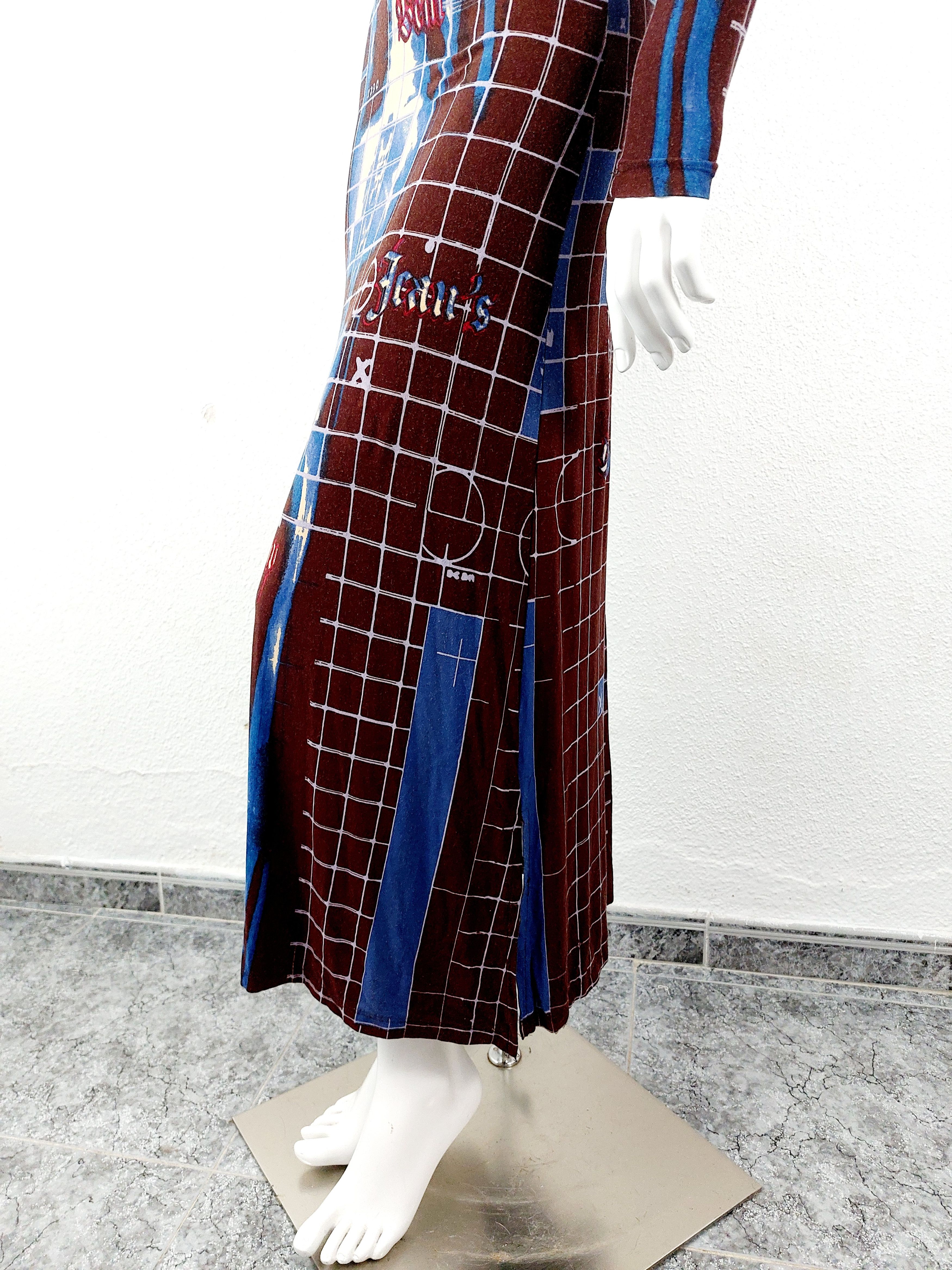 Jean Paul Gaultier Jean Paul Gaultier 1996 Cyberbaba X-Ray Skeleton Maxi Dress Size M / US 6-8 / IT 42-44 - 9 Thumbnail
