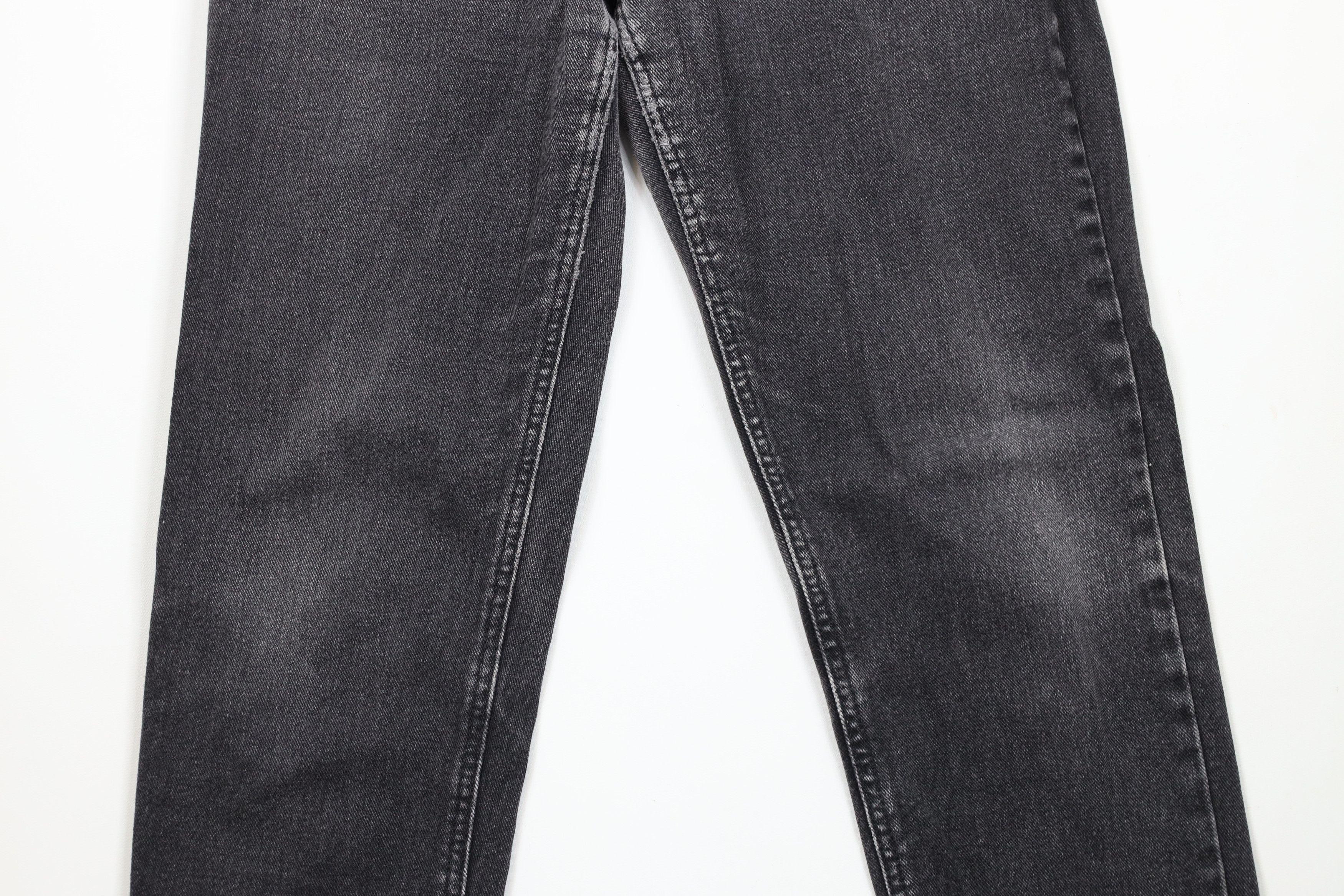 Calvin Klein × Vintage Vintage 90s Calvin Klein Skinny Leg Denim Jeans Black AS IS Size 30" / US 8 / IT 44 - 3 Thumbnail