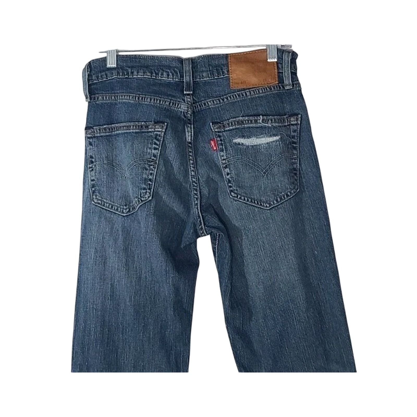Levi's Levi's Premium 511 Womens Big E Destroyed Jeans 28 X 31 Size 28" / US 6 / IT 42 - 4 Thumbnail