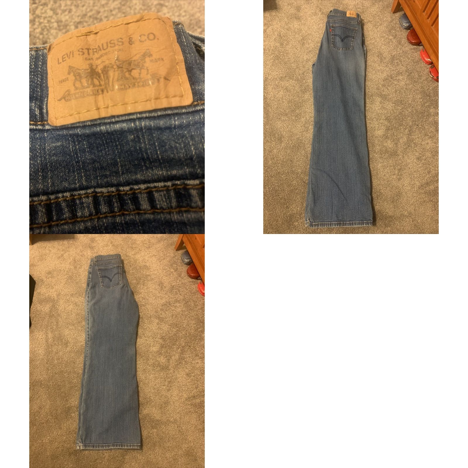 Levi's Levi's Jeans Bootcut Women's 14 Slimming 512 Perfectly Slimming Blue 30in Plus Size Women Size 36" / US 14 / IT 50 - 8 Thumbnail