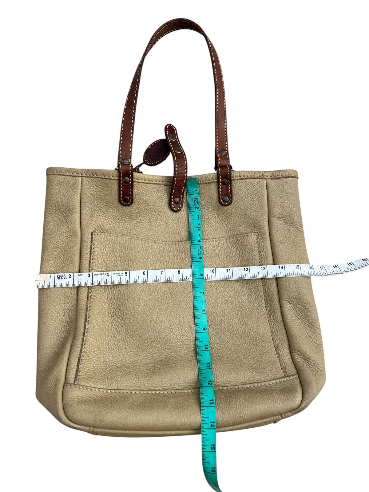 Leather Y. Omori Japan Patina Leather Tote Bag Size ONE SIZE - 2 Thumbnail