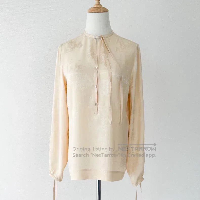 Hermes Hermes Silk Top Size XS / US 0-2 / IT 36-38 - 1 Thumbnail