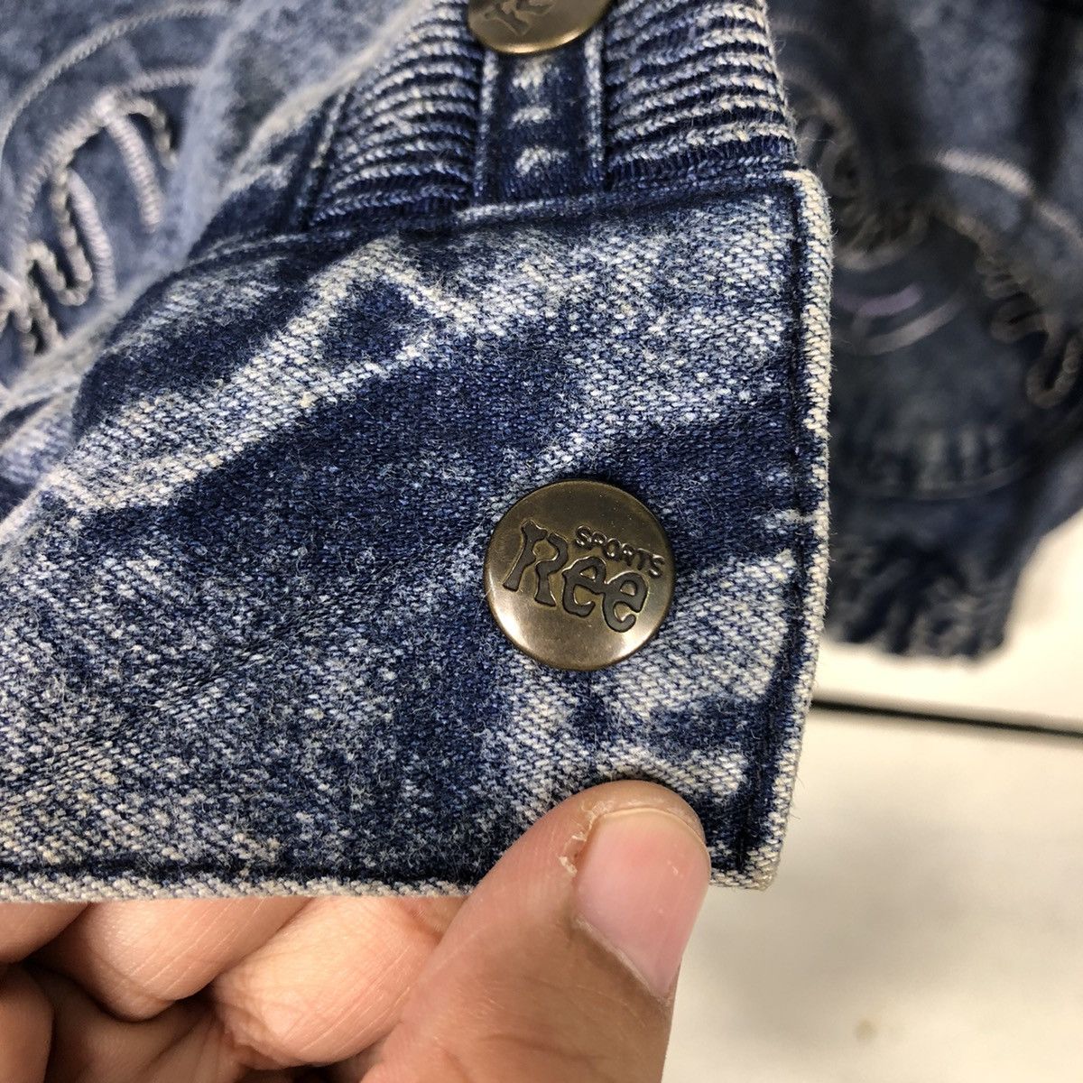 Japanese Brand 📌Vtg Denim Indigo Worker Jacket Jokwang Issey Miyake Size US M / EU 48-50 / 2 - 17 Thumbnail