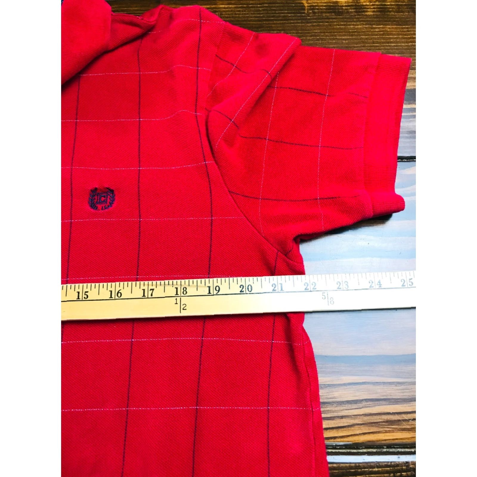 Chaps Chaps Polo Shirt Men's Large Red Black Check Short Sleeve Logo embroidered Polo Shirt Mens Large Red Black Check Short Sleeve Logo embroidered Size US L / EU 52-54 / 3 - 3 Thumbnail