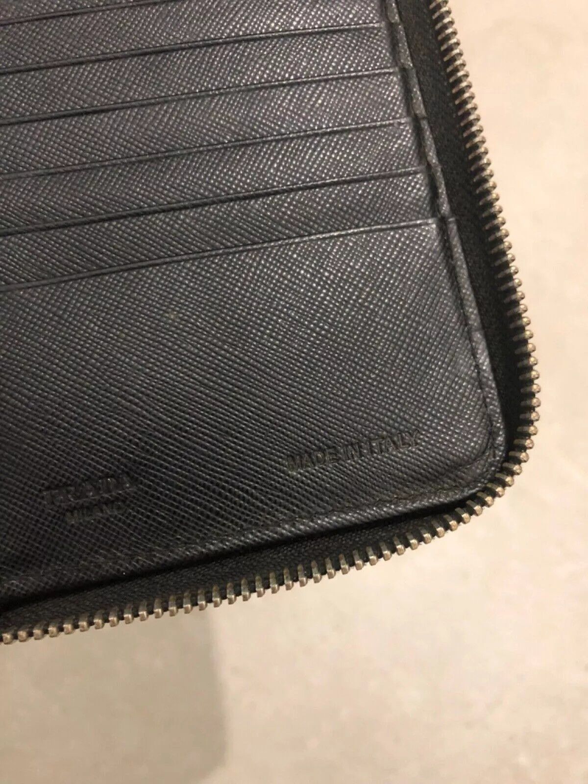 Prada Prada Large Saffiano Leather Wallet Card Holder Italy Size ONE SIZE - 5 Thumbnail